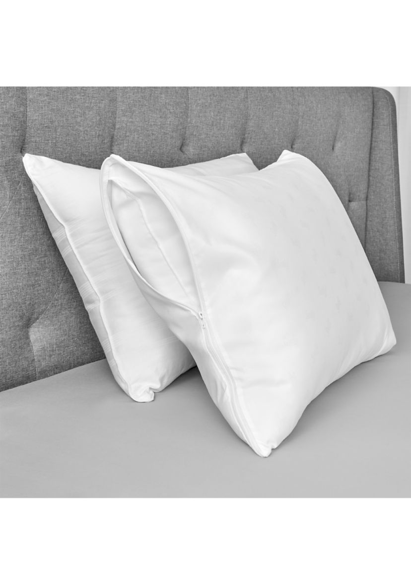  Soft Comfort Zippered Pillow Protector 