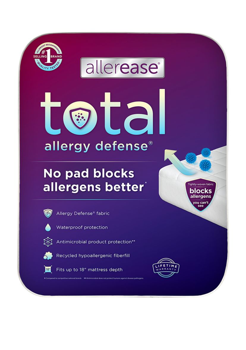 Total Allergy Defense Full Mattress Pad