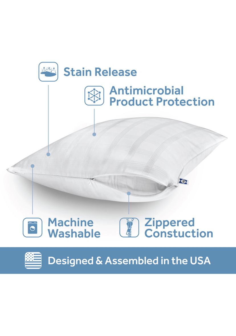 Elite Clean Luxury Zippered Pillow Protector