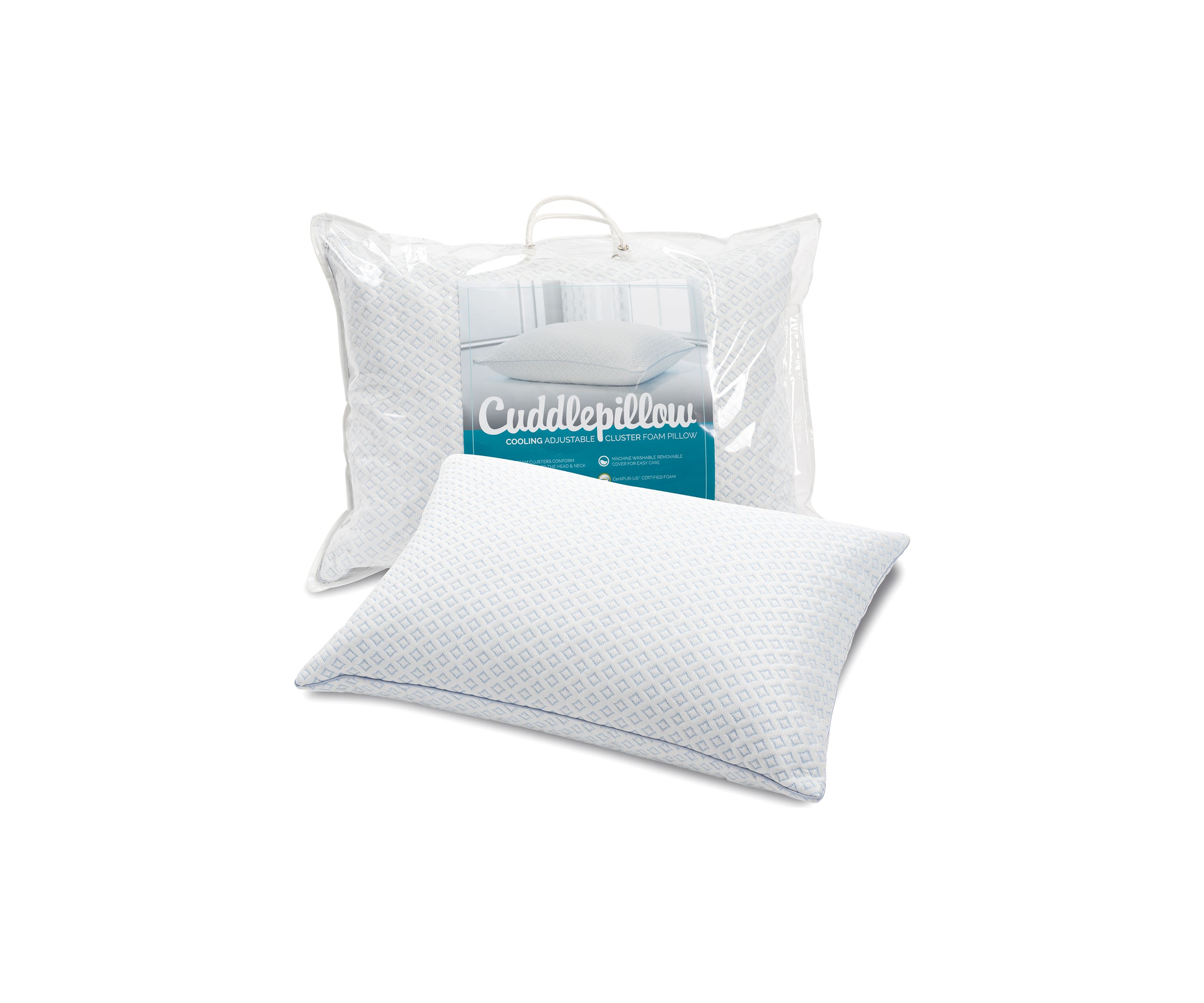 CUDDLEPILLOW COOLING FOAM PILLOW JUMBO