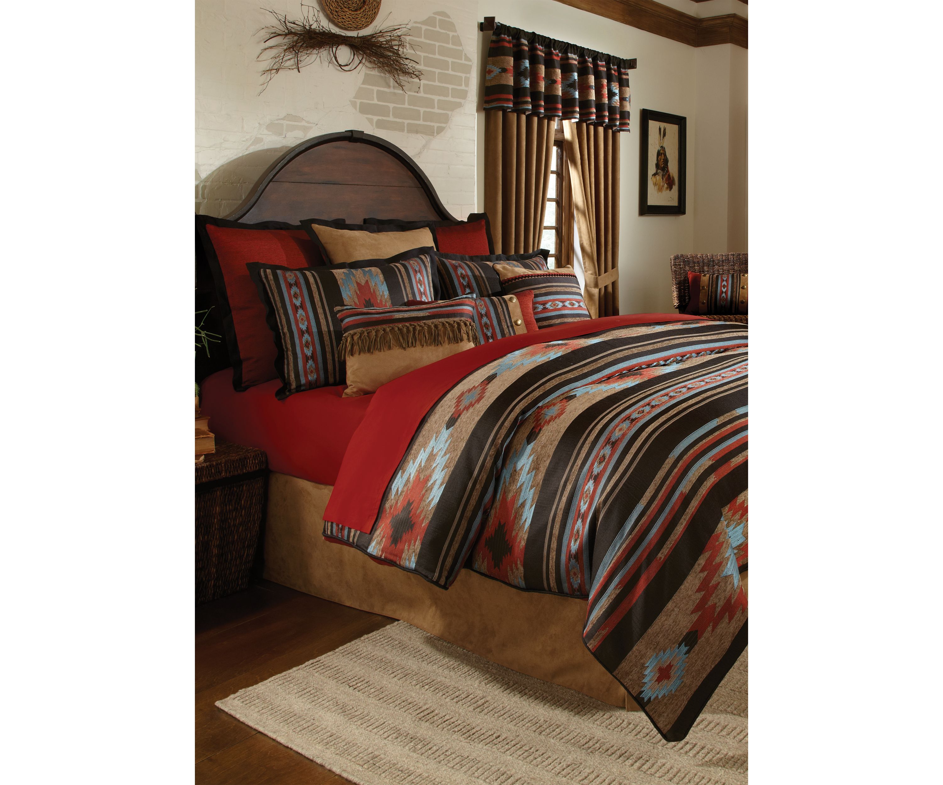 Santa Fe Queen Set Comforter 94-in. x 96-in.