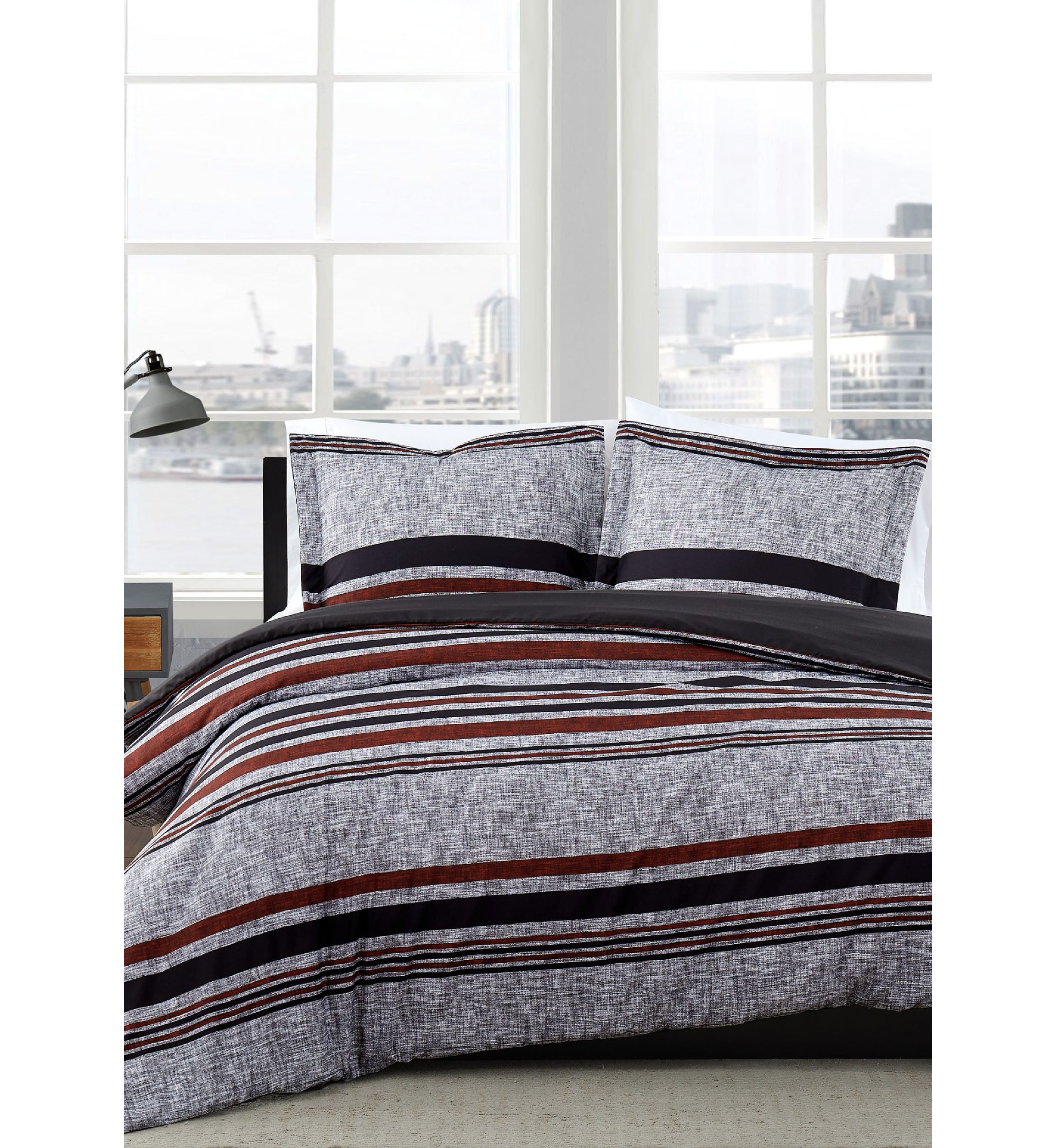 Warren Stripe Comforter Set