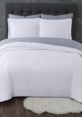 TRULY CALM Truly Soft Antimicrobial Bed in a Bag, White, Twin/Twin XL