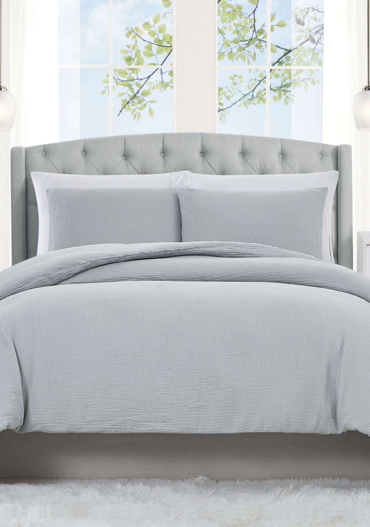 Solid Matelasse Comforter Set