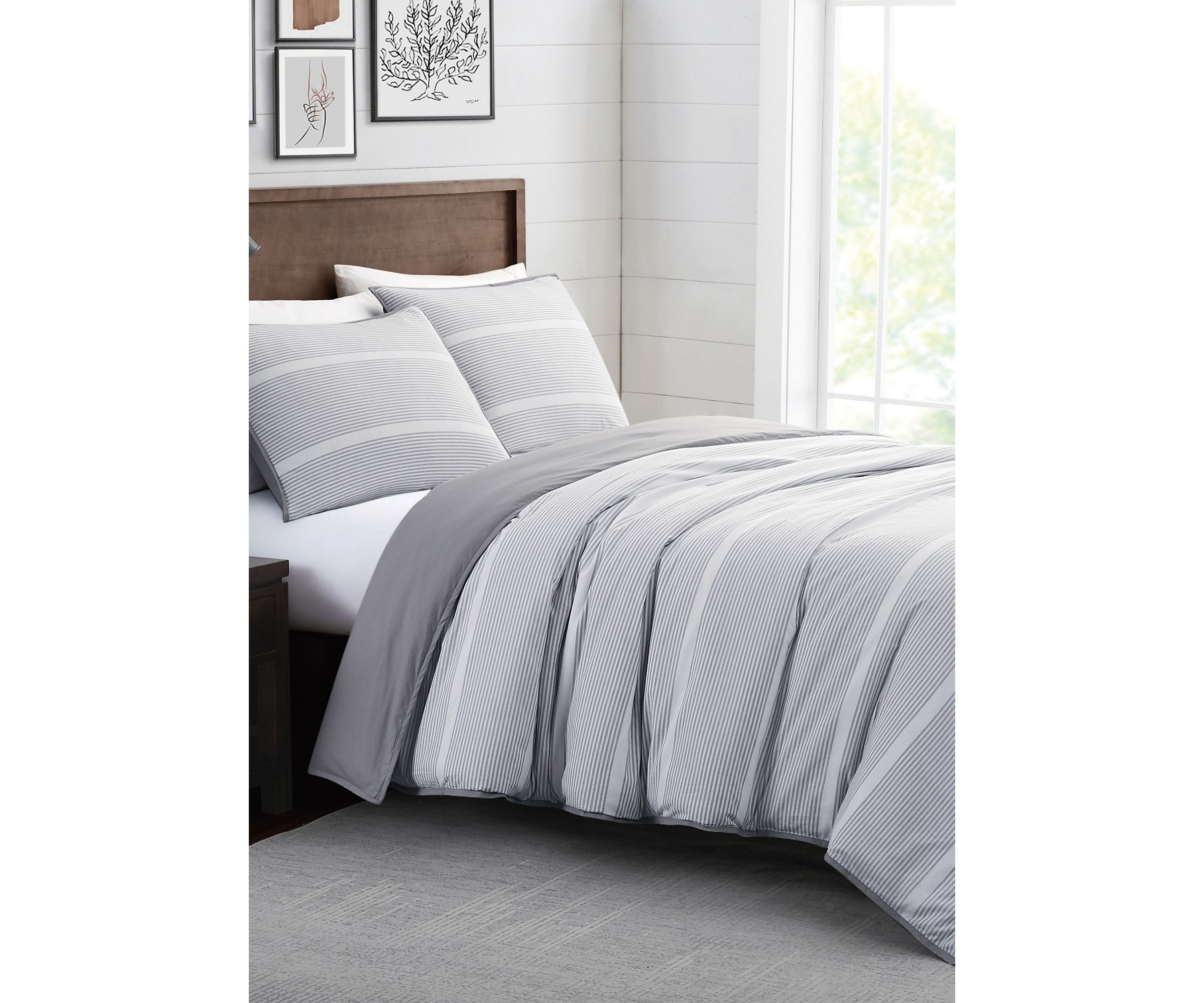Niari Yarn Dye Stripe Comforter Set