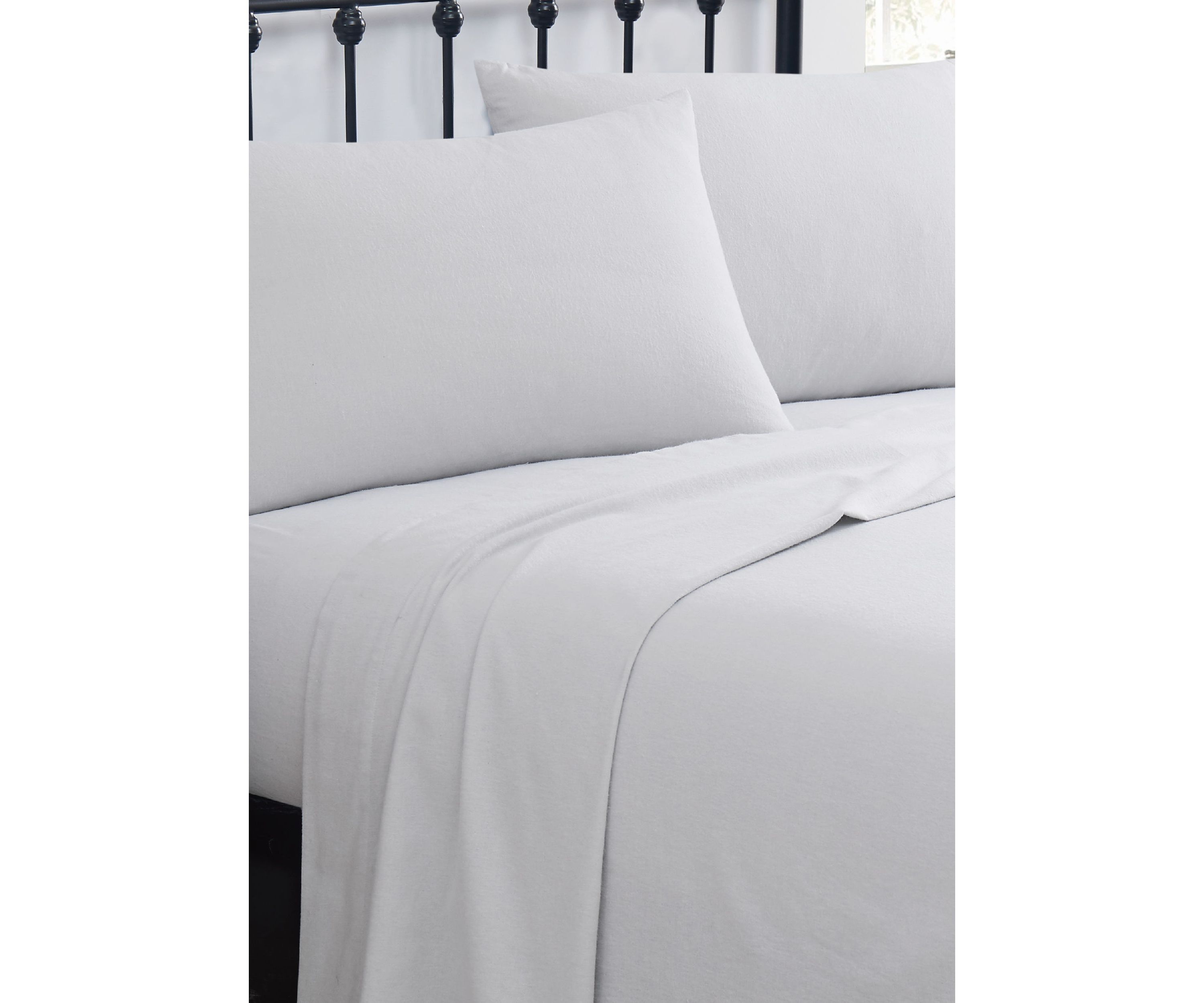 Solid Flannel Sheet Set