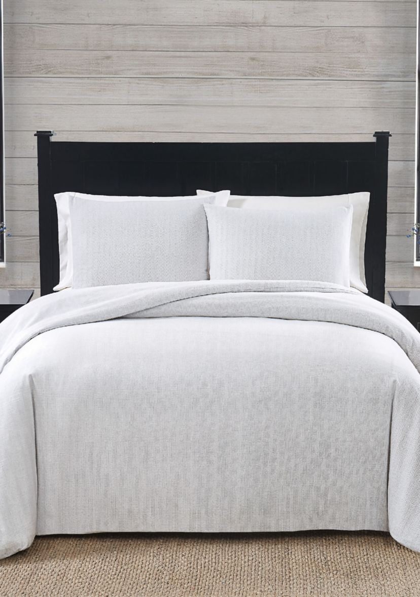 Herringbone Flannel Comforter Set