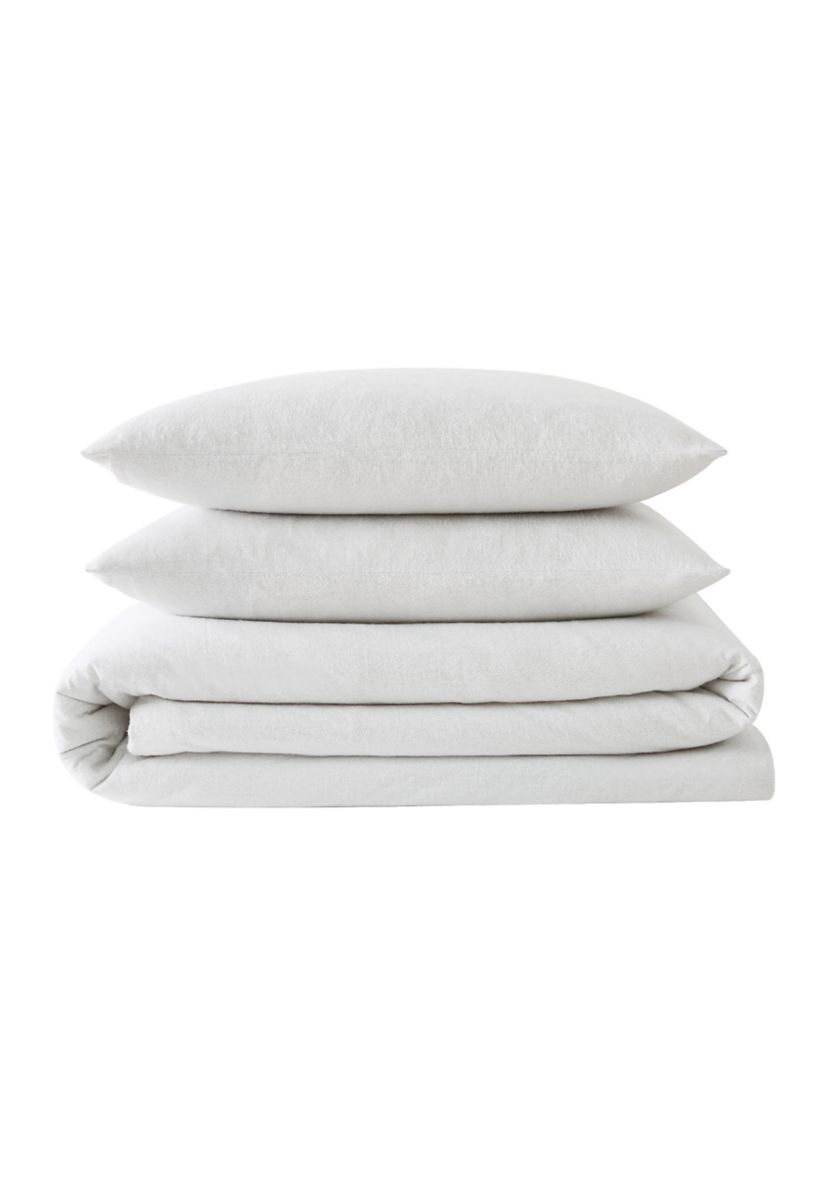 Herringbone Flannel Comforter Set