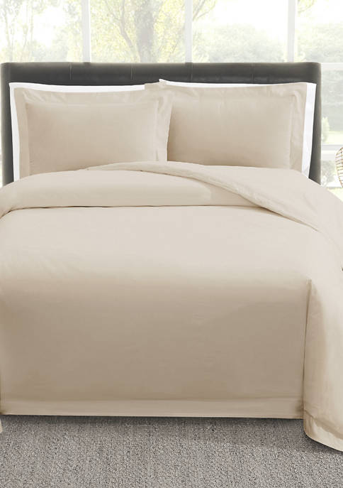 American Traditions™ 400 Percale Duvet Set