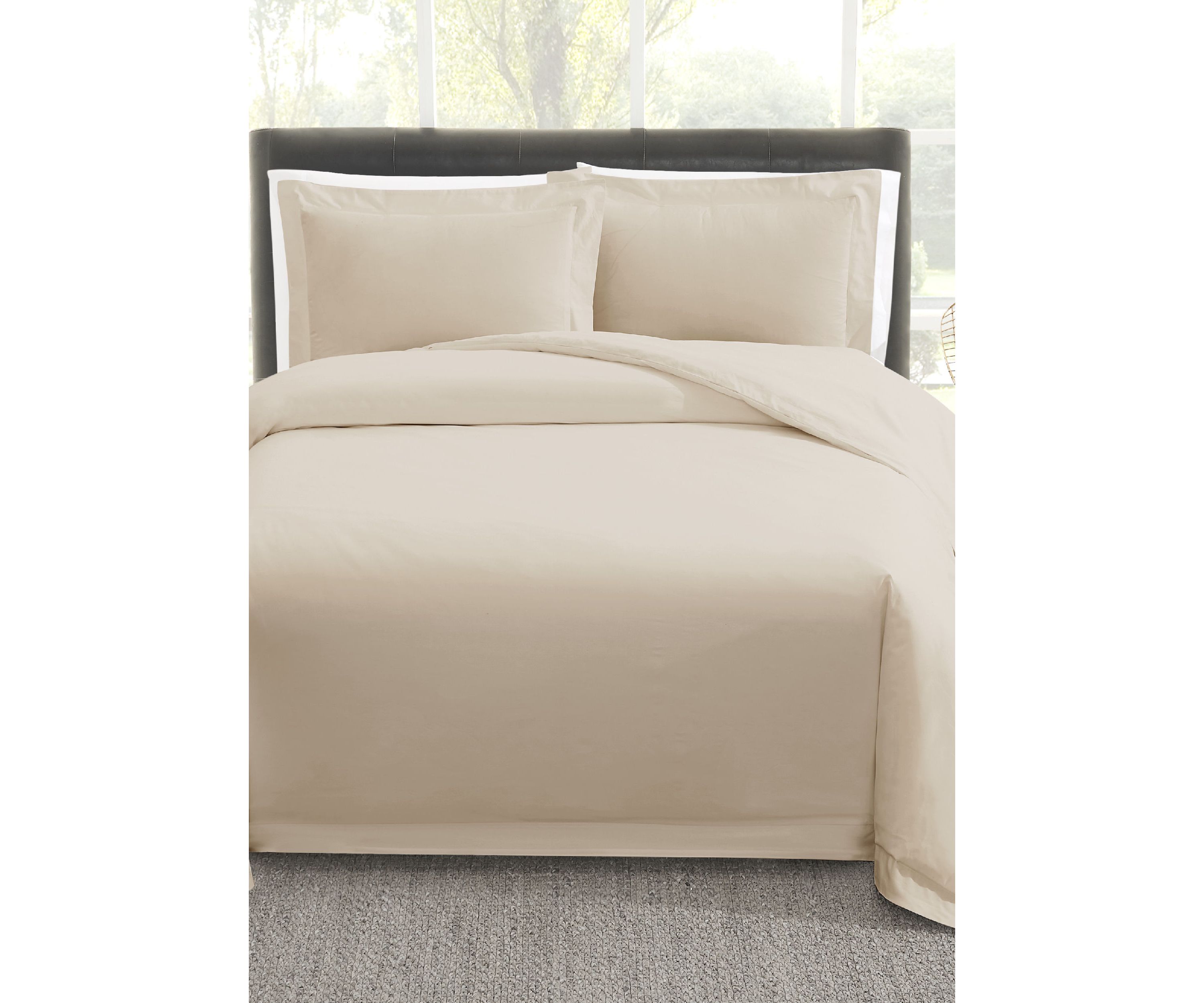 400 Percale Duvet Set