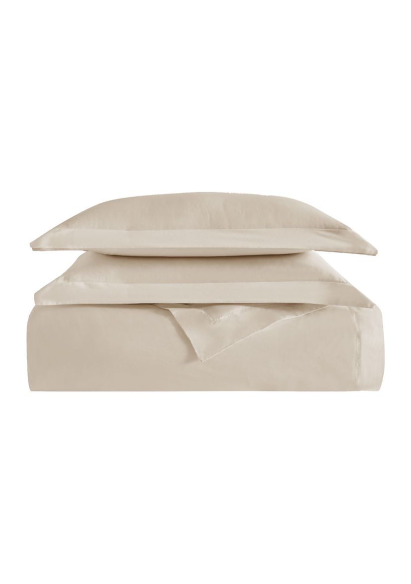 400 Percale Duvet Set