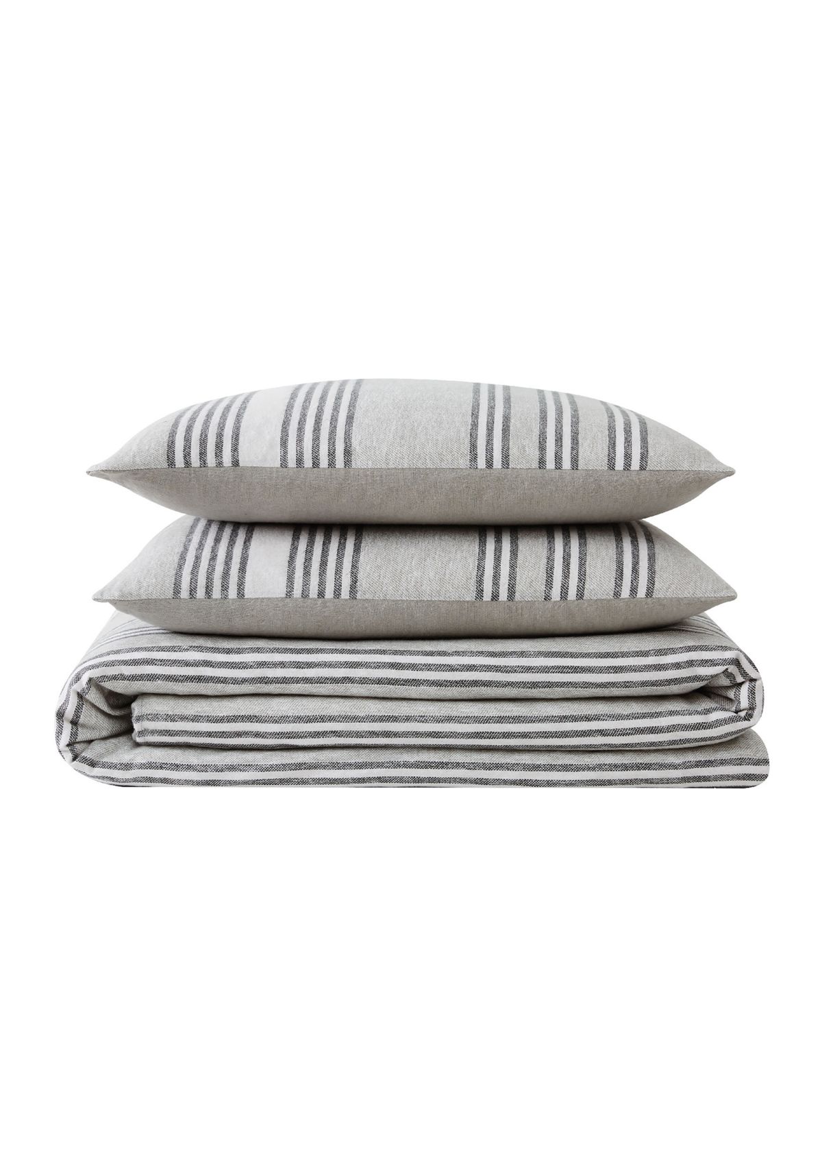 Kiel Stripe Flannel Comforter Set