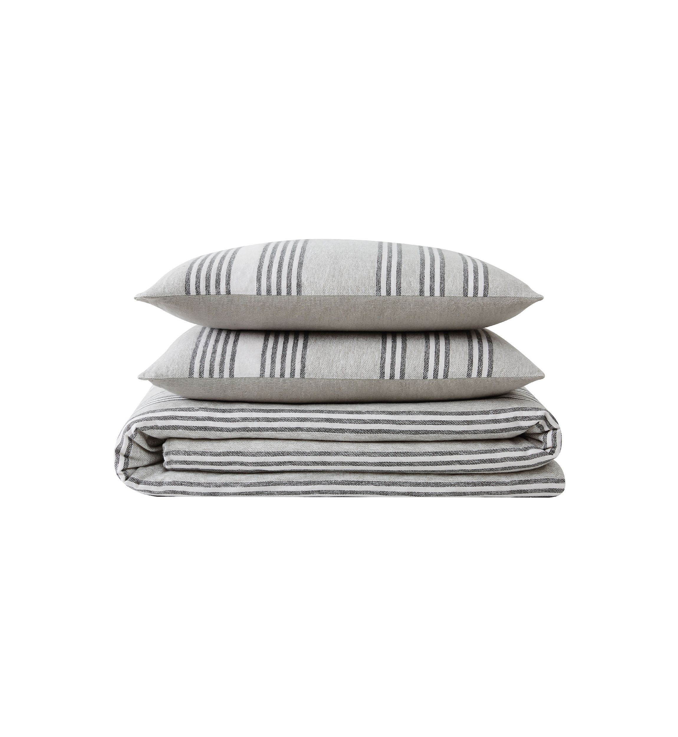 Kiel Stripe Flannel Comforter Set