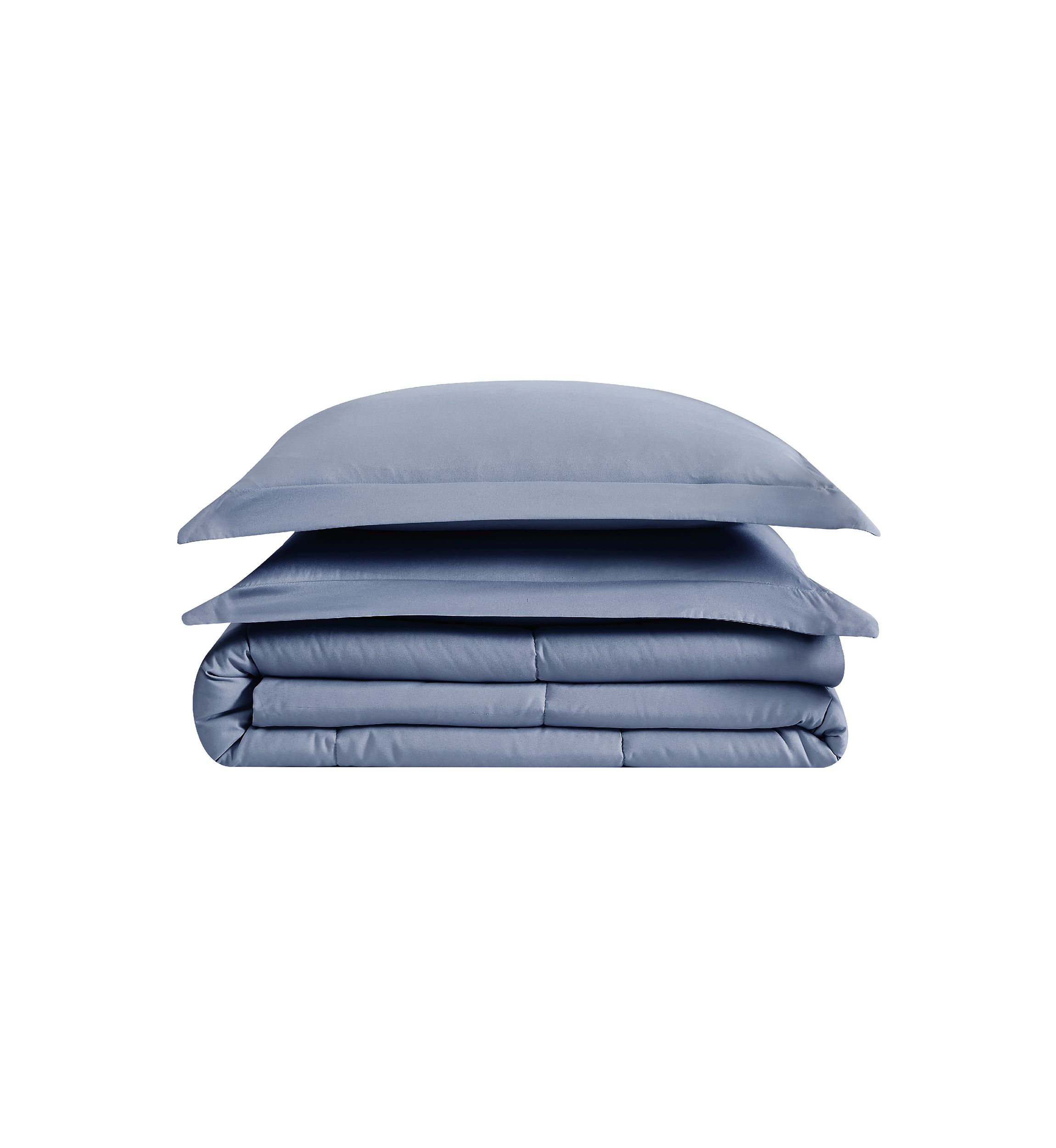 Garment Wash Solid Comforter Set