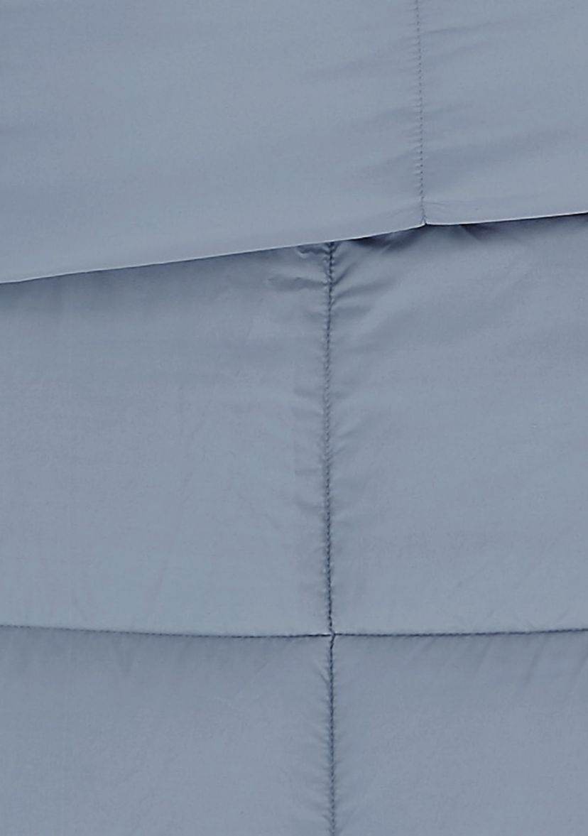 Garment Wash Solid Comforter Set