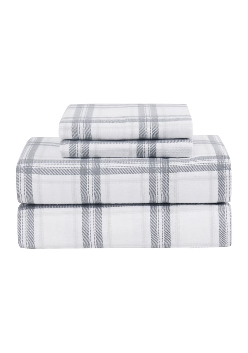 Solid Flannel Sheet Set