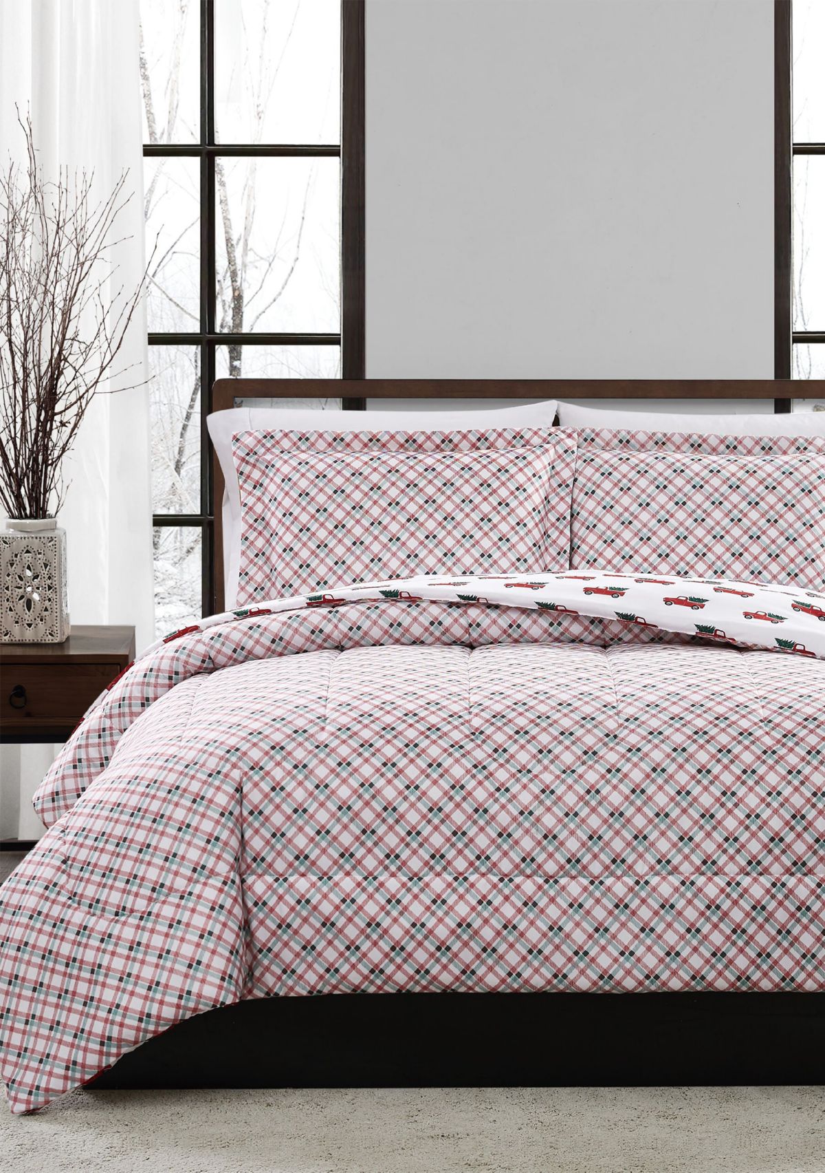 Novelty Plaid Comforter Set