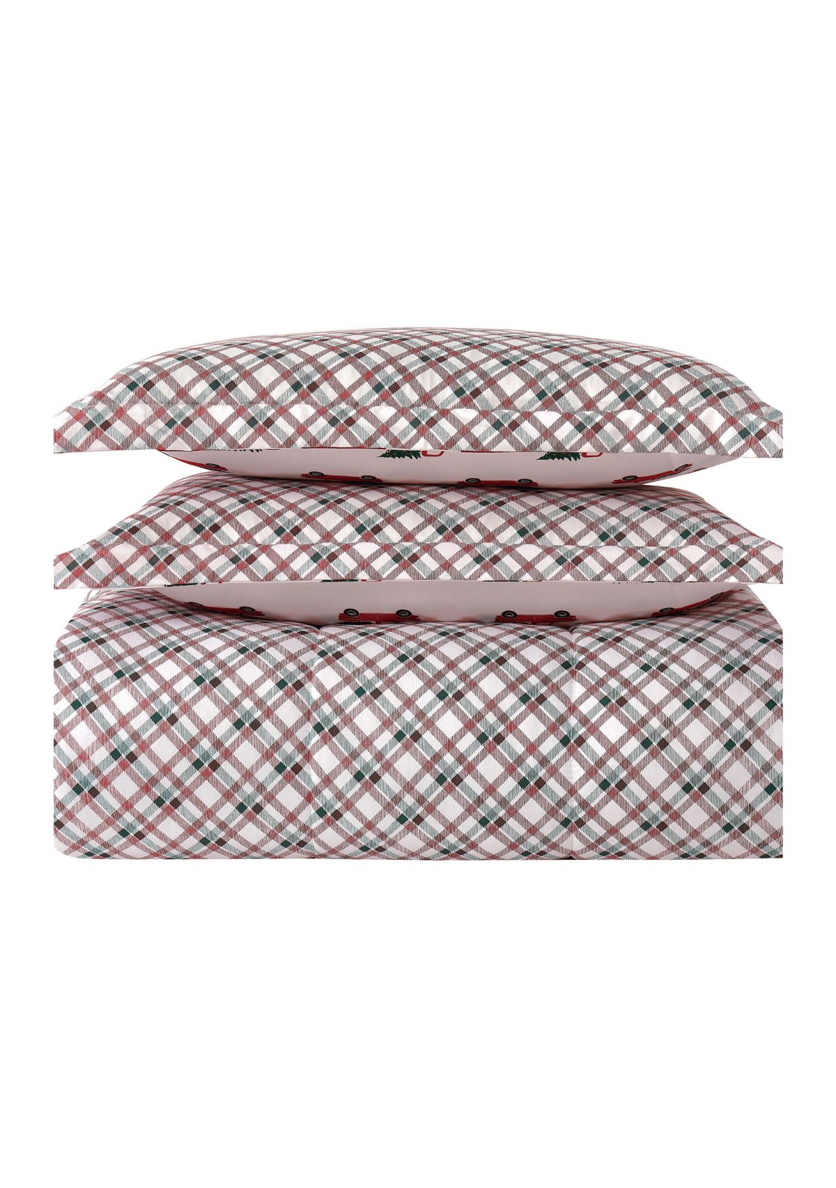 Novelty Plaid Comforter Set