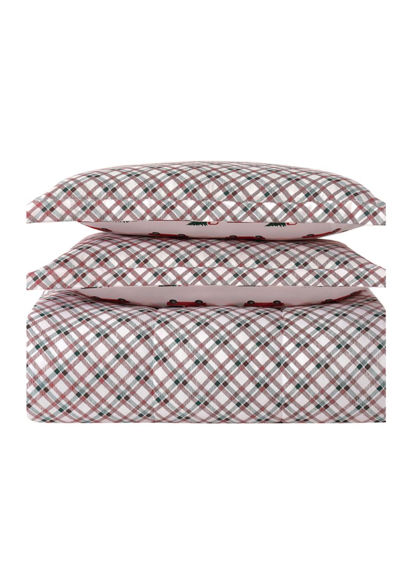 Novelty Plaid Comforter Set