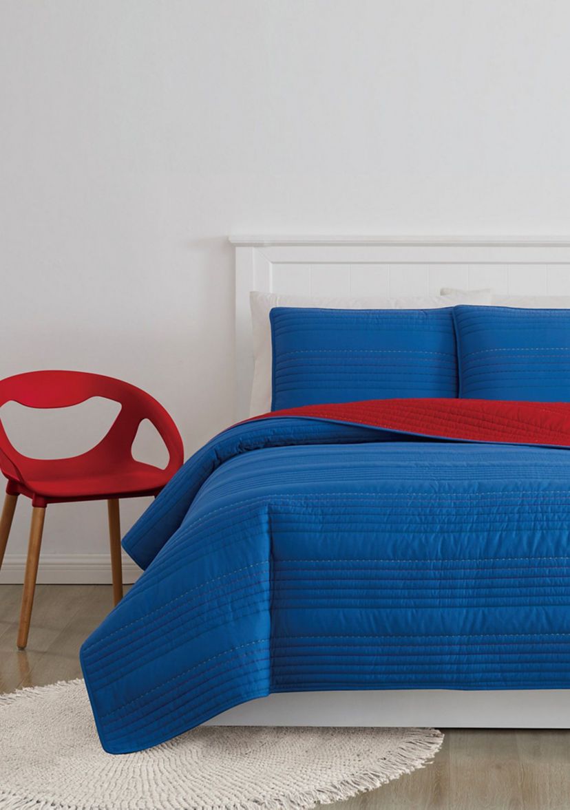 Reversible Pick Stitch Quilt Set