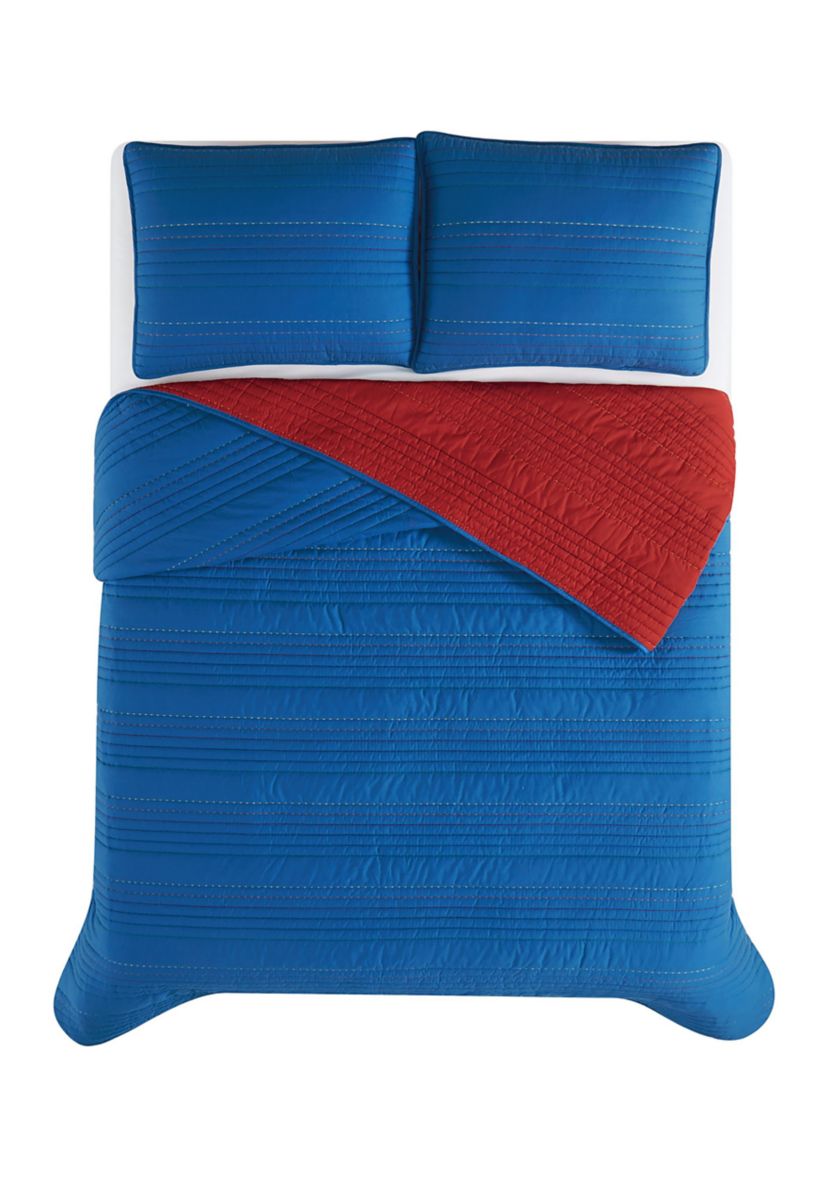 Reversible Pick Stitch Quilt Set