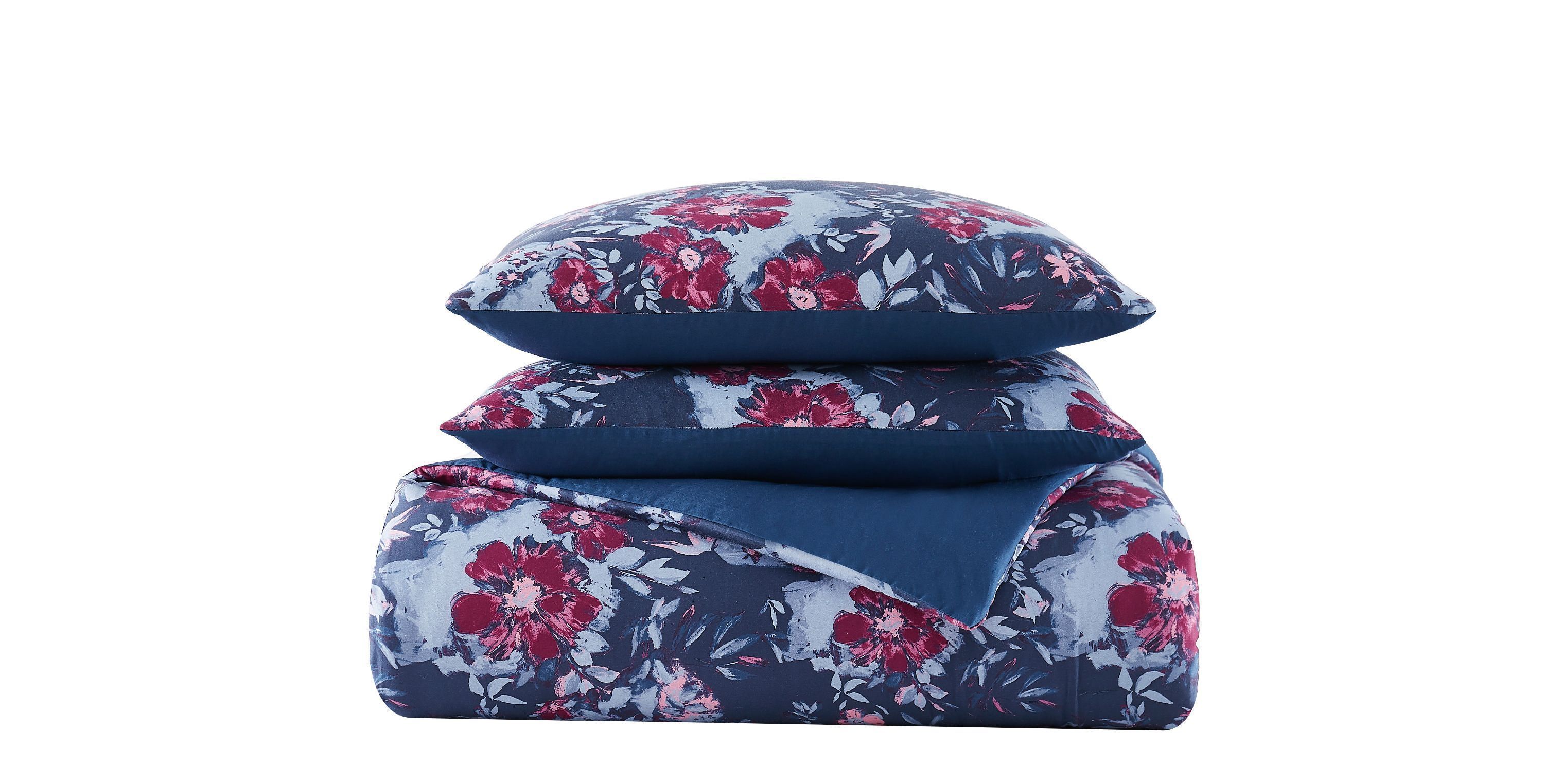 Badgley Mischka Home Midnight Garden 3 Piece Full/Queen Duvet Cover Set