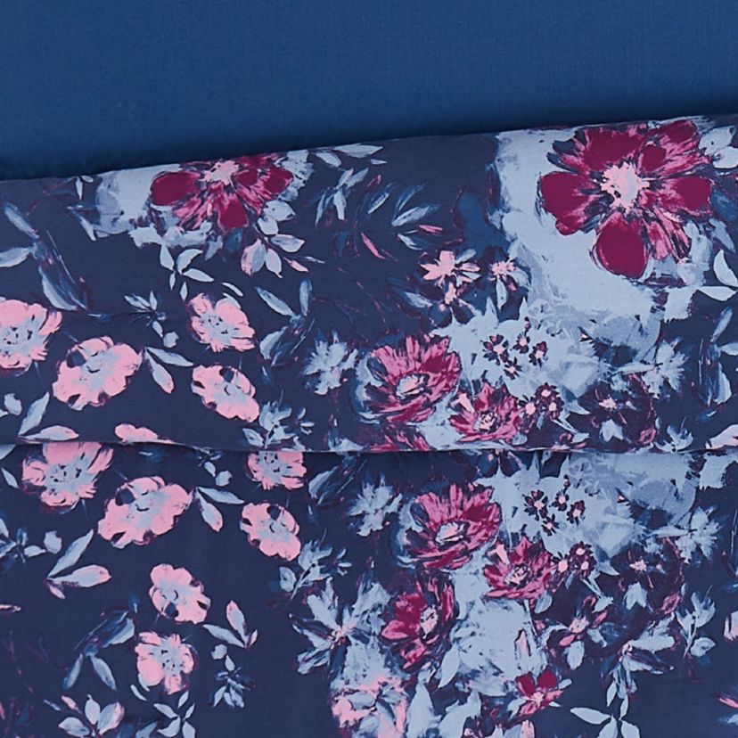 Badgley Mischka Home Midnight Garden 3 Piece Full/Queen Duvet Cover Set