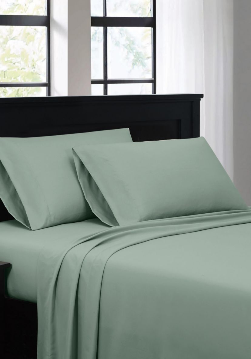 Truly Soft Everyday Green King Sheet Set