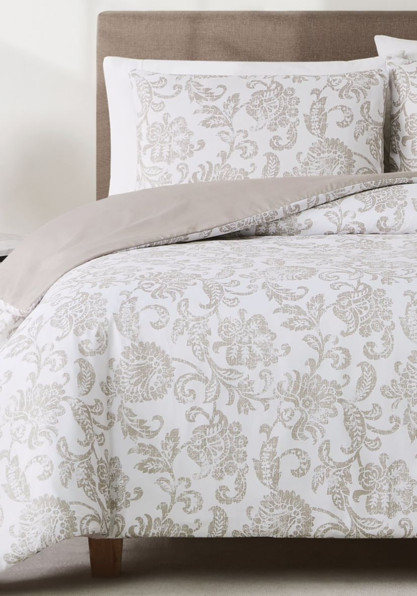 Cannon Sylvana Jacobean King 3 Piece Comforter Set