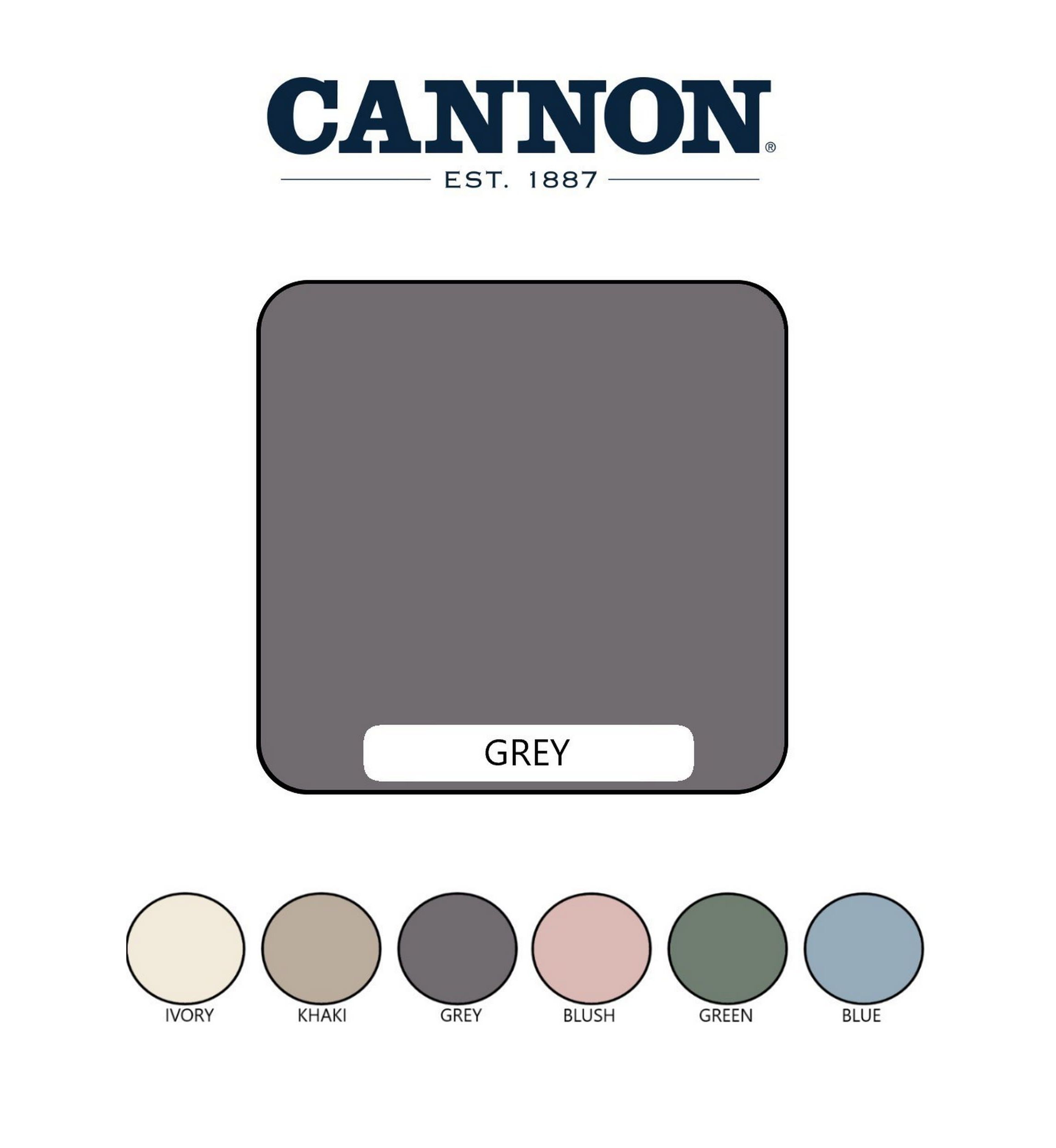 Cannon Heritage Solid Blue Split King 7 Piece Sheet Set