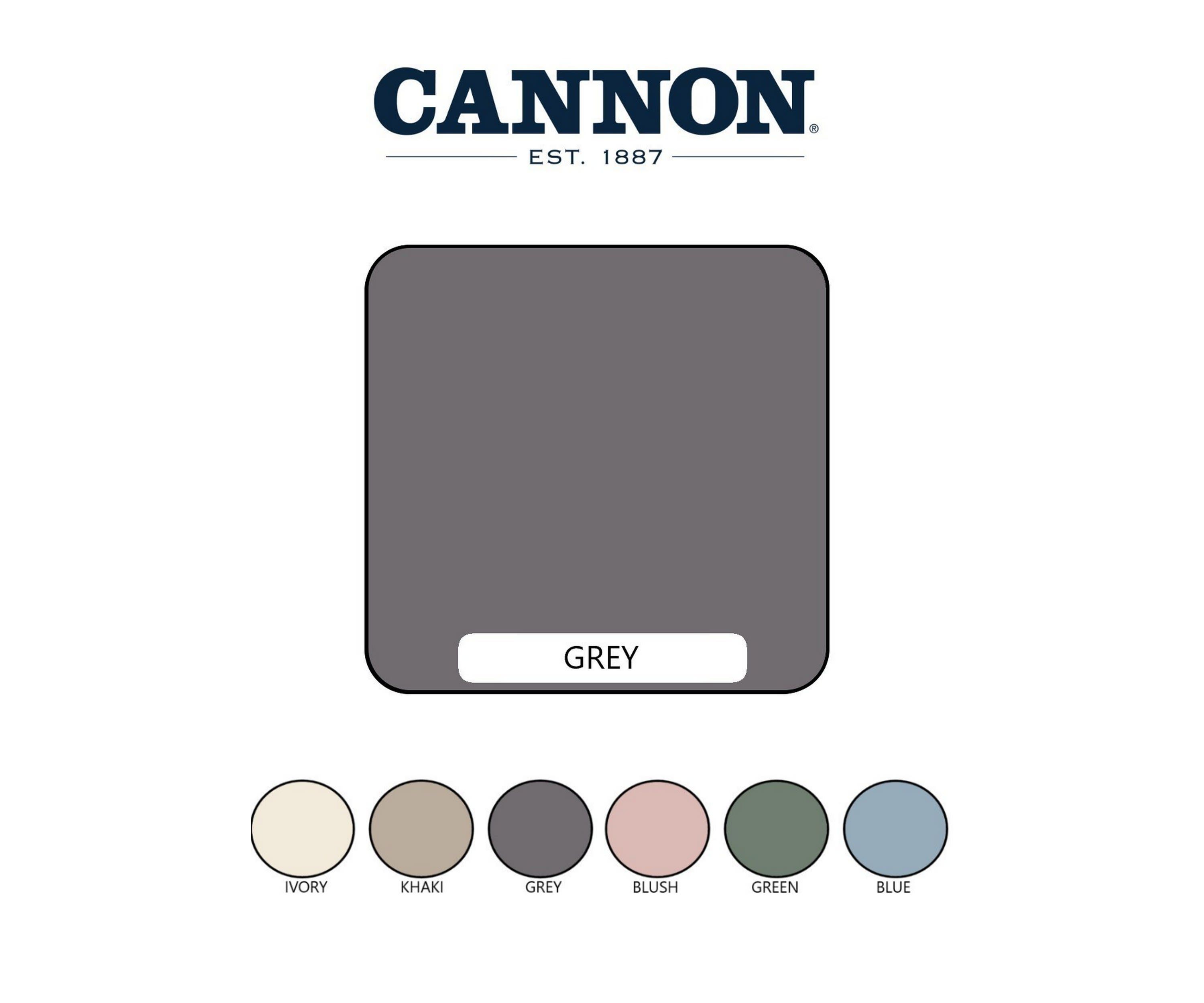 Cannon Heritage Solid Blue Split King 7 Piece Sheet Set