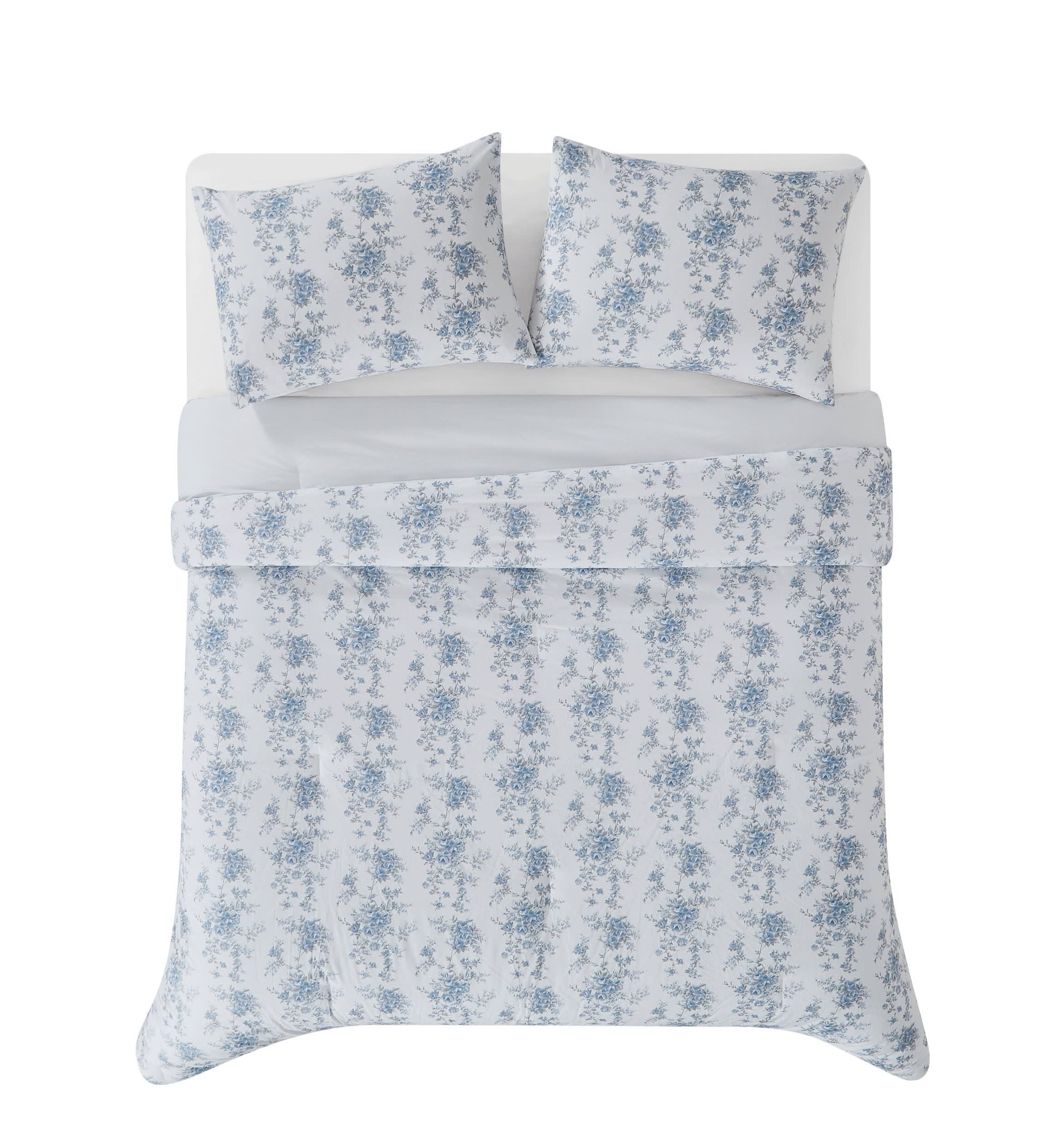 The Farmhouse by Rachel Ashwell British Rose King 3 Piece Comforter Set