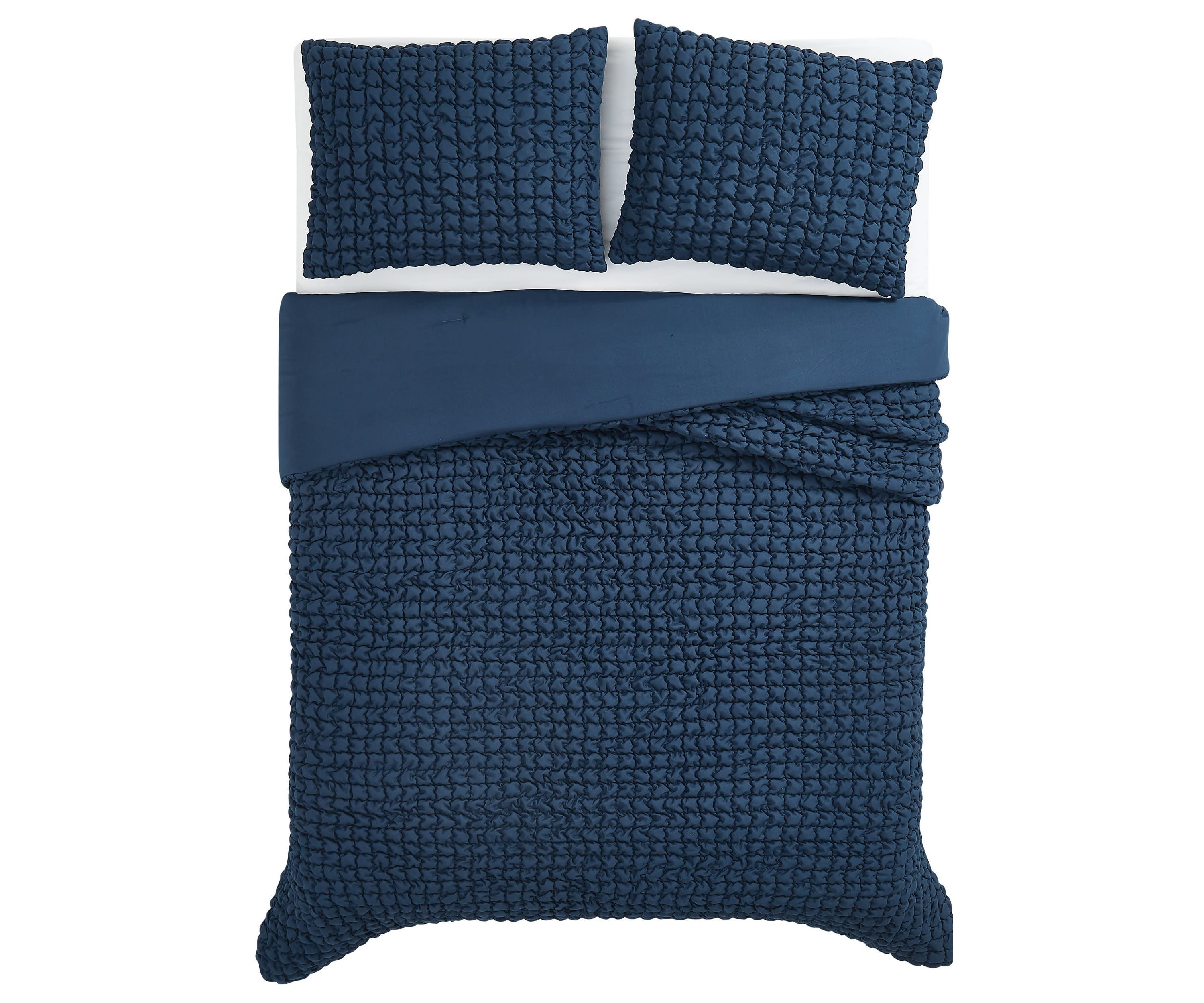 Christian Siriano NY® Textured Puff Rust 3 Piece Full/Queen Comforter Set