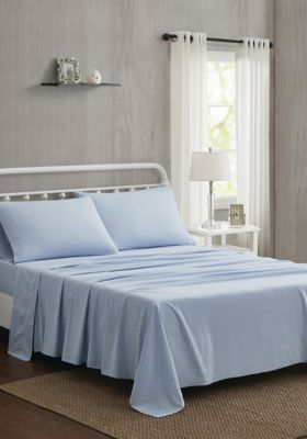 The Farmhouse by Rachel Ashwell Washed Cotton Pink Twin 3 Piece Sheet Set, Light Blue, King