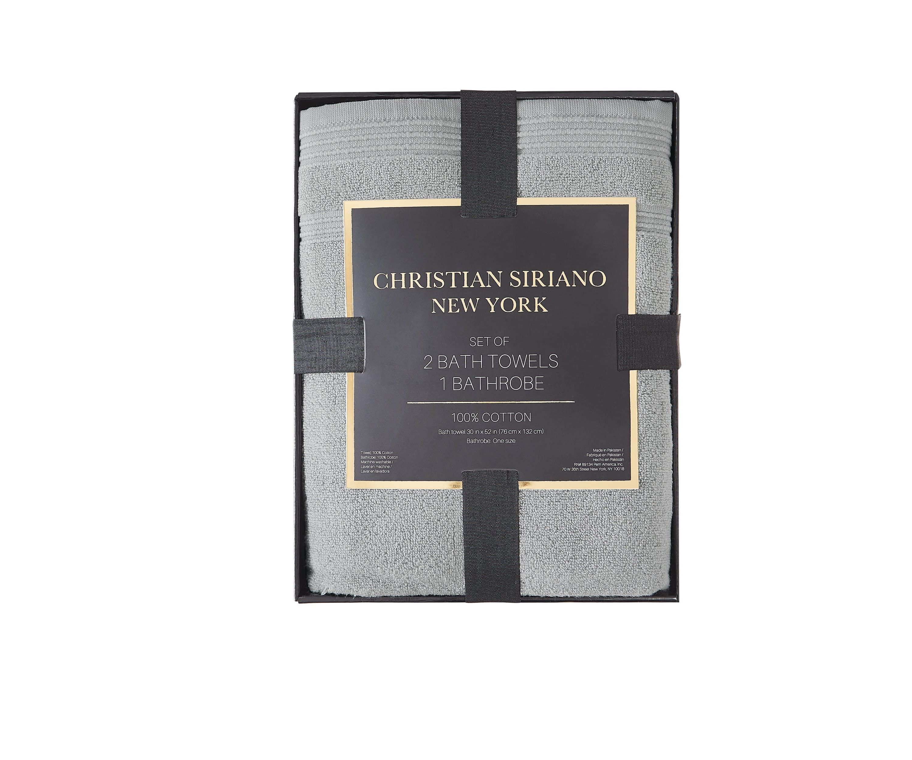Christian Siriano NY® Zero Twist Textured Bath Gift Set in White