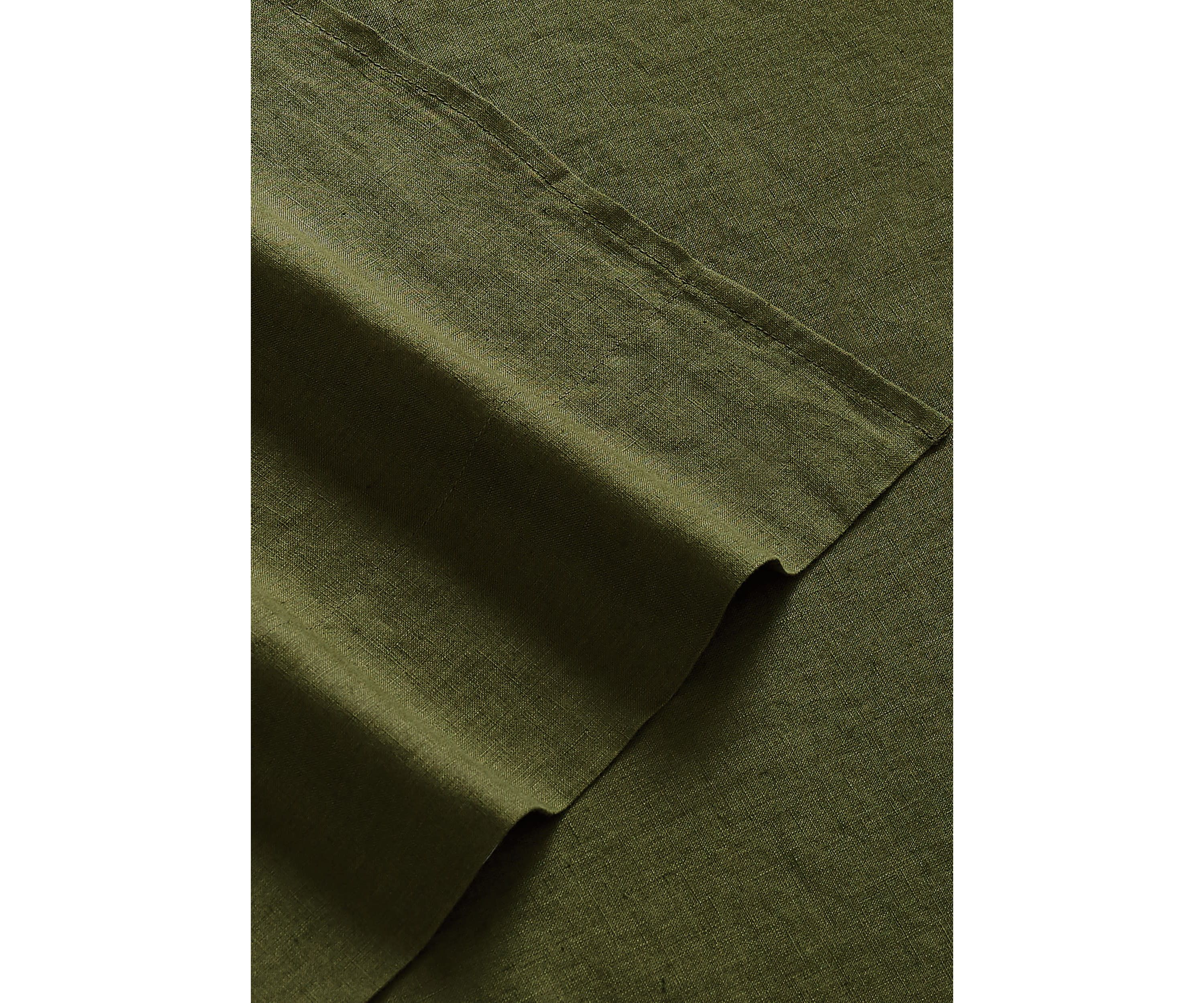 Brooklyn Loom Flax Linen Rust Queen Sheet Set