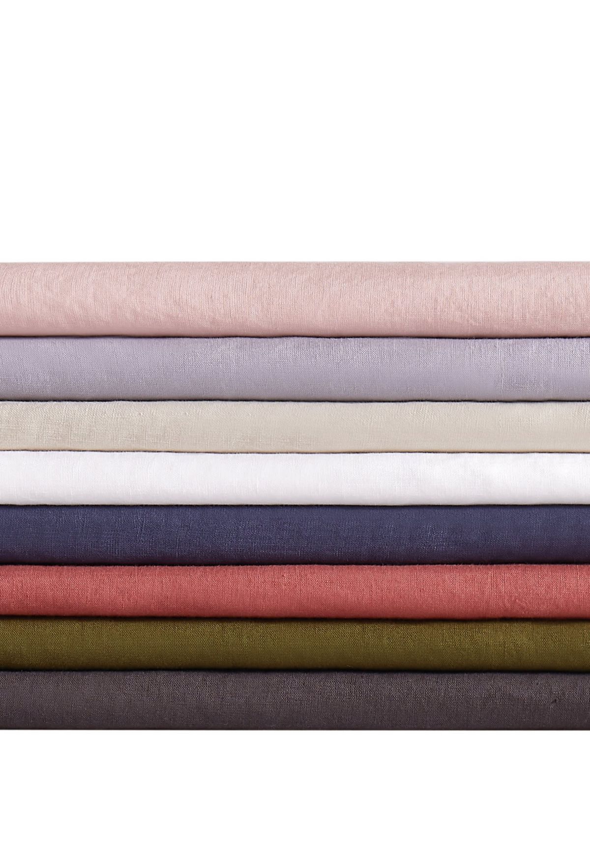 Brooklyn Loom Linen Moss Green King Sheet Set Sheet Set