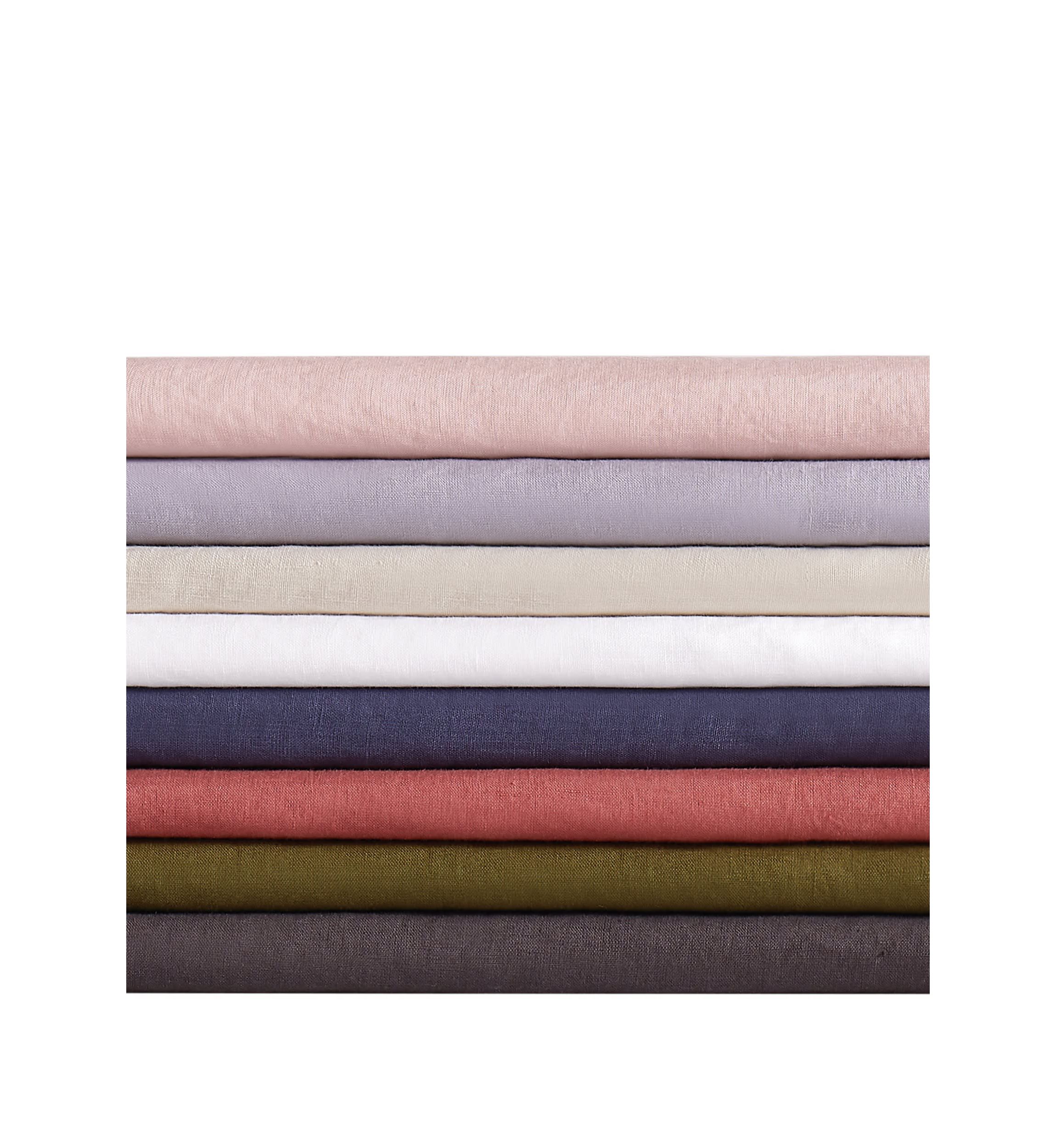 Brooklyn Loom Flax Linen Rust Queen Sheet Set
