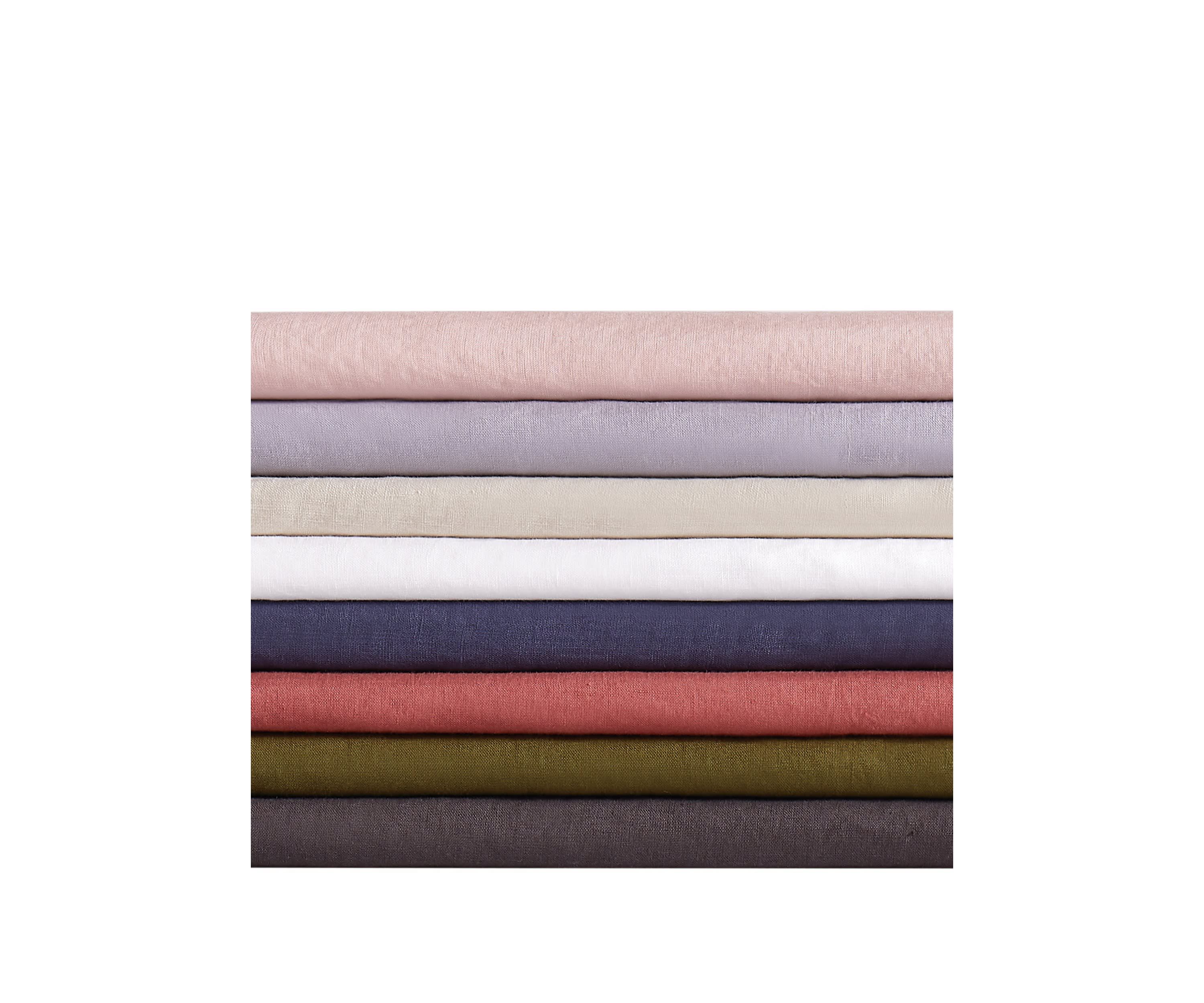 Brooklyn Loom Flax Linen Rust Queen Sheet Set