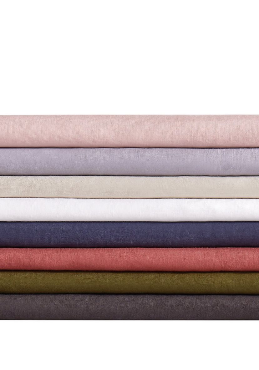 Brooklyn Loom Flax Linen Rust Queen Sheet Set