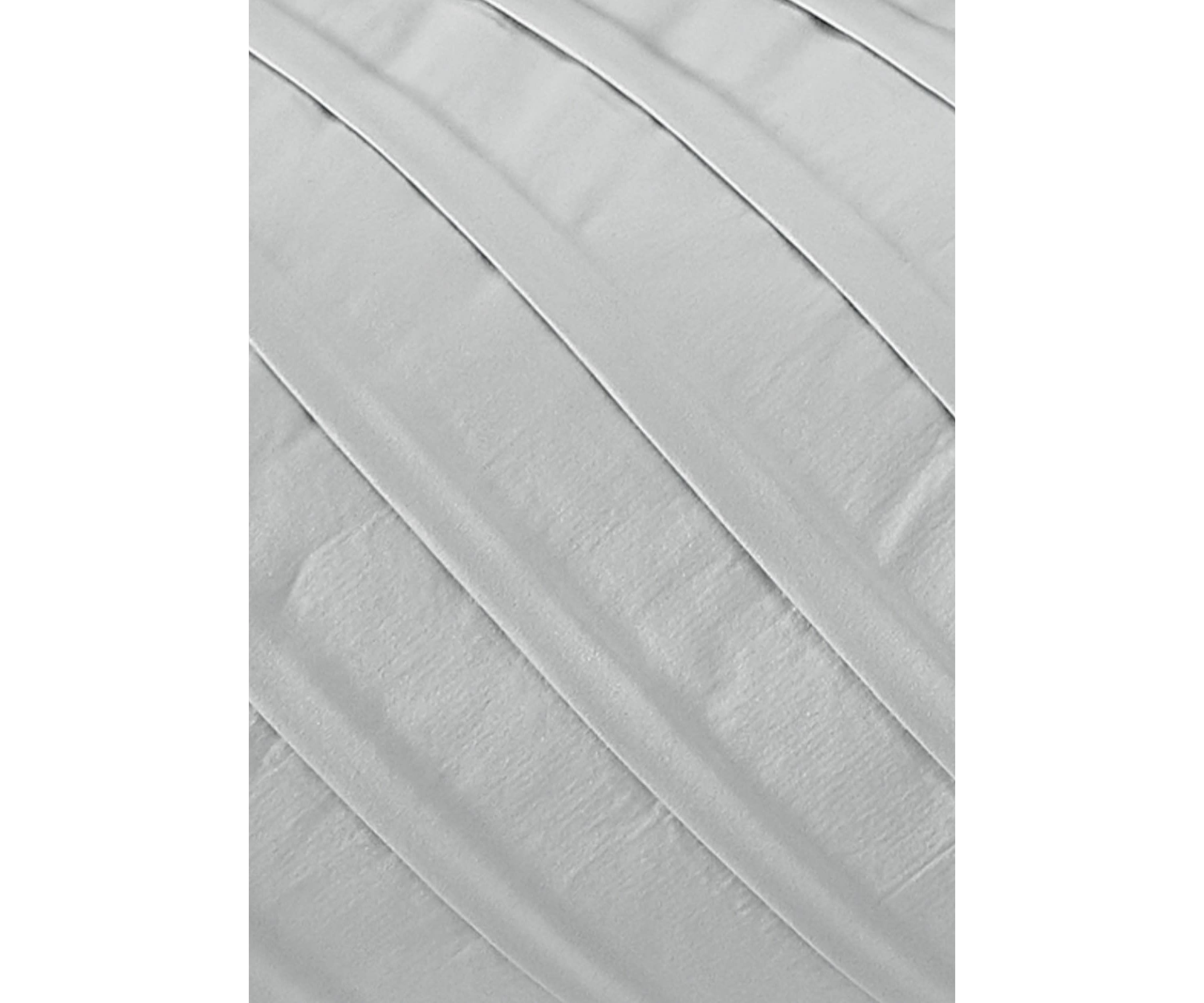 James Pleated Silver 9 Piece Queen Comforter Set