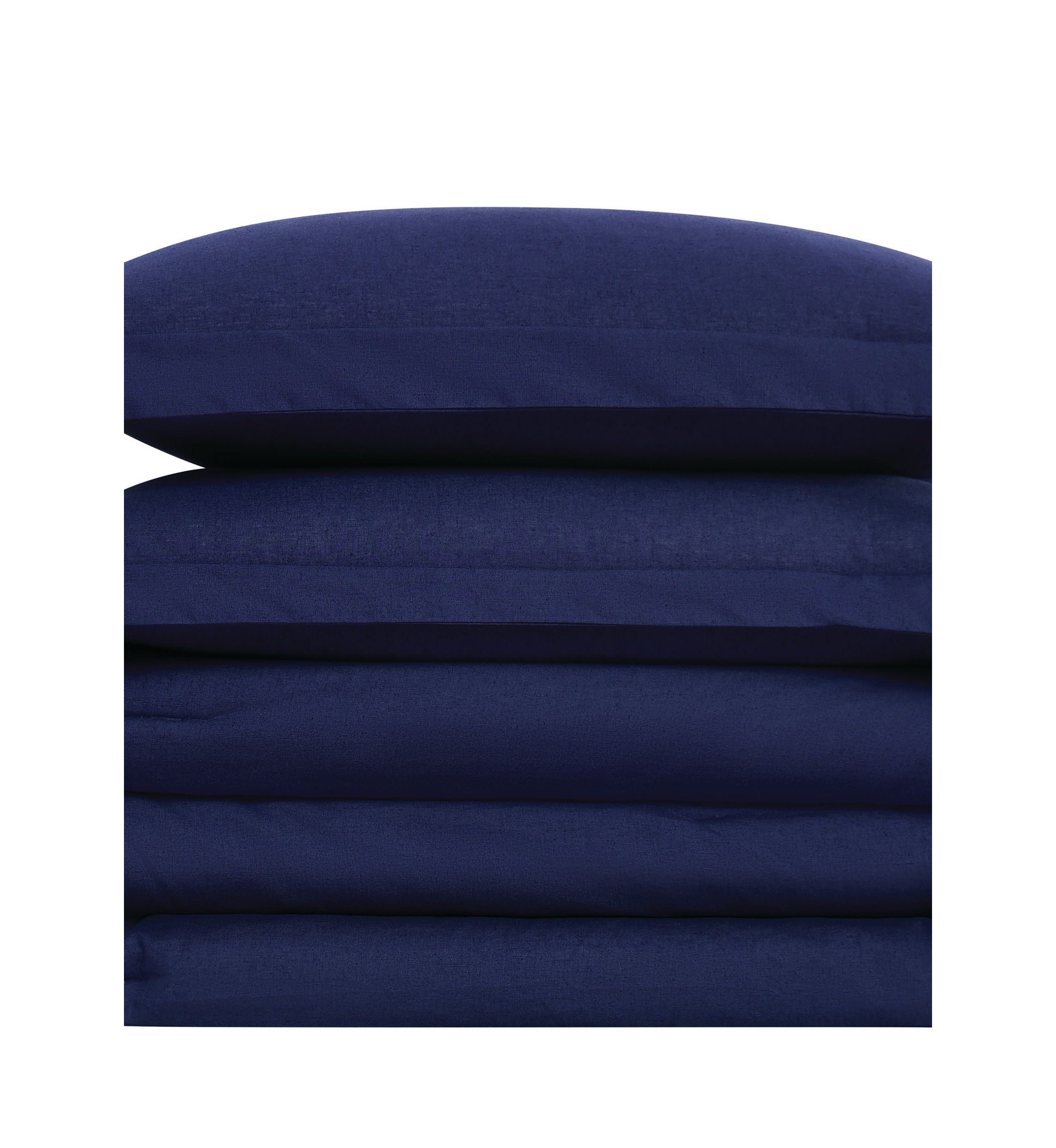 Brooklyn Loom Solid 100% Linen Comforter Set