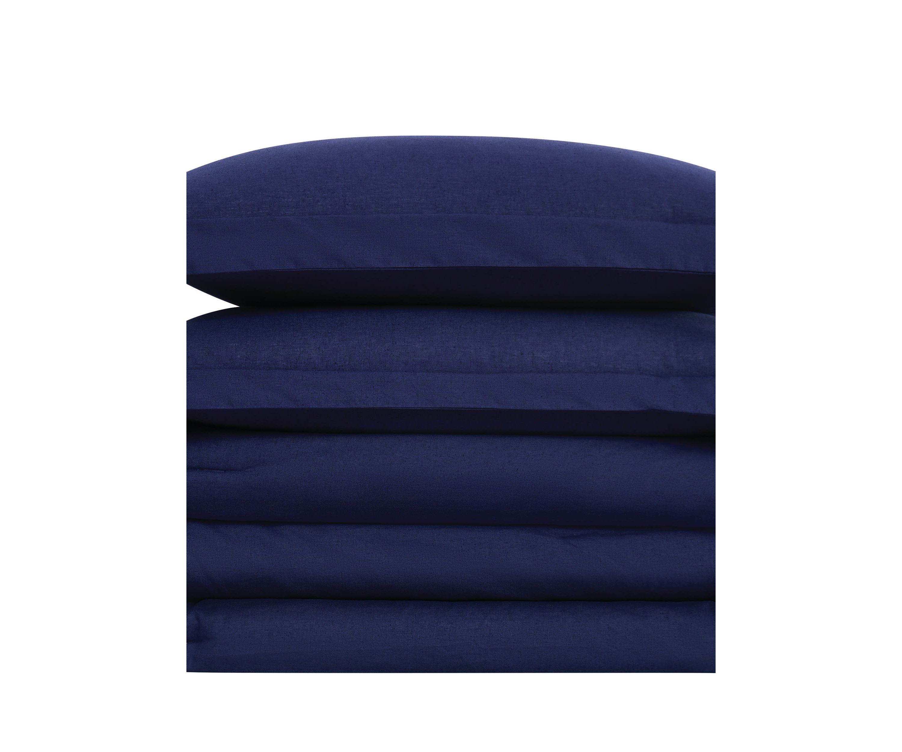 Brooklyn Loom Solid 100% Linen Comforter Set