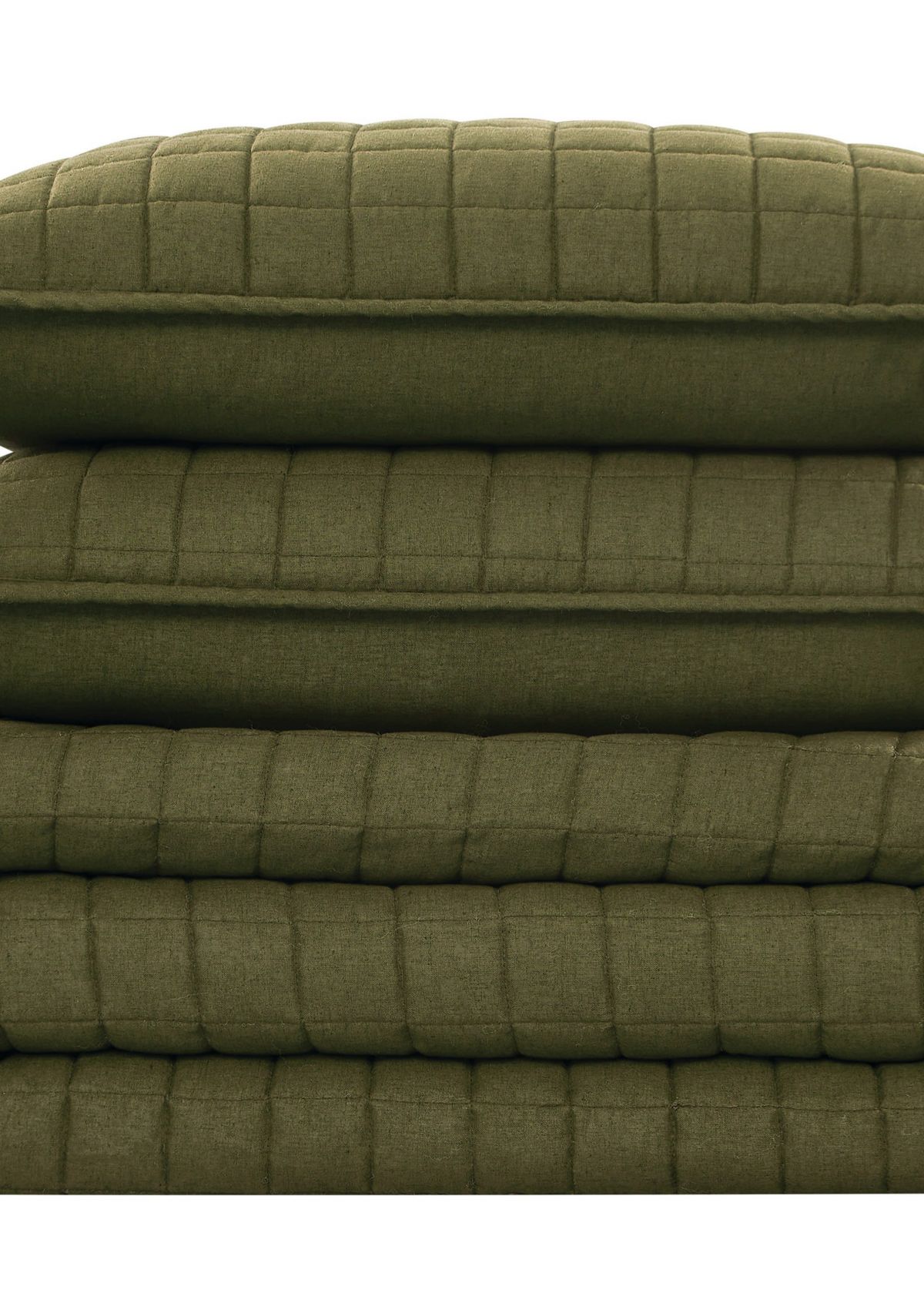 Brooklyn Loom Solid 100% Linen Quilt Set