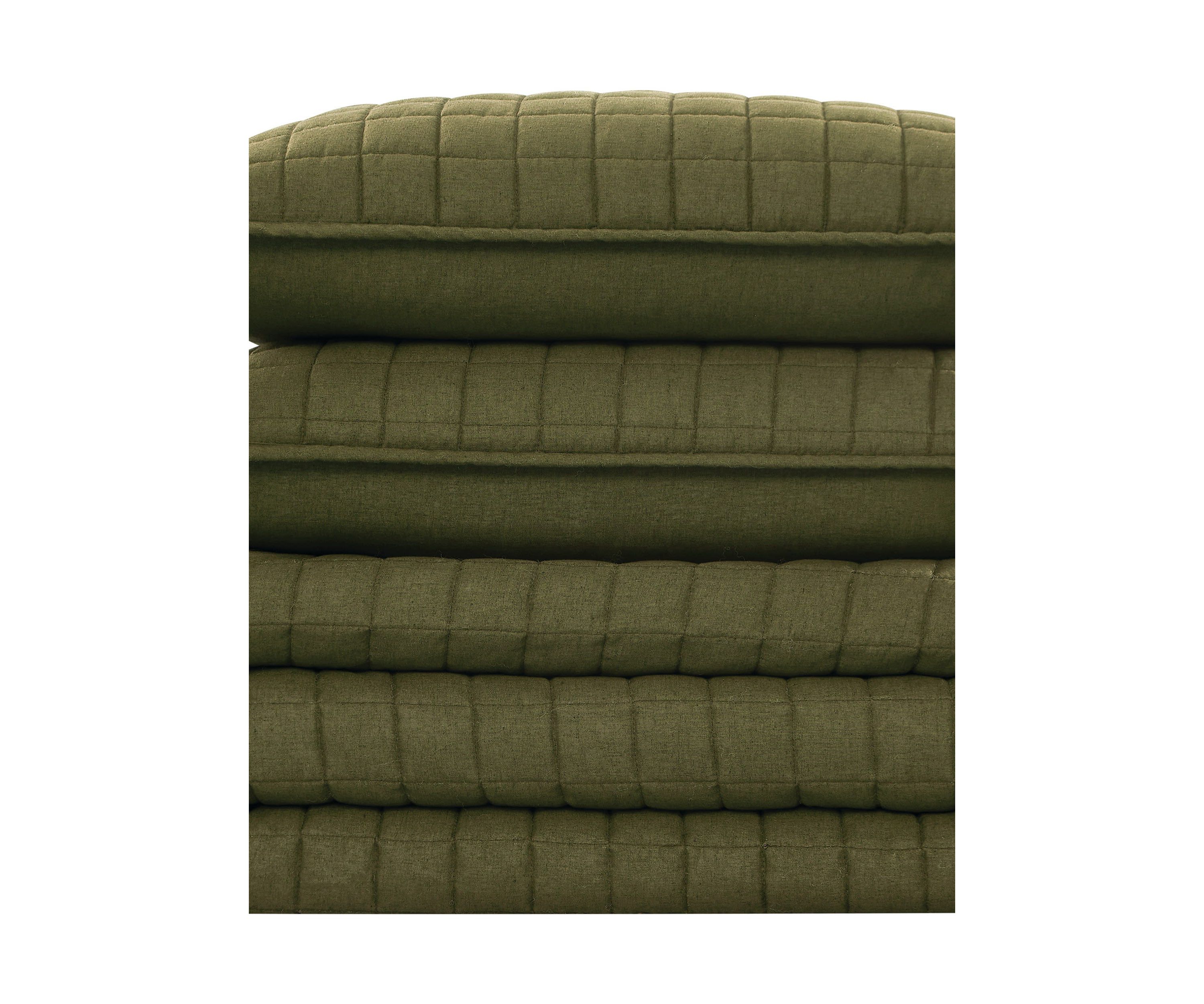 Brooklyn Loom Solid 100% Linen Quilt Set