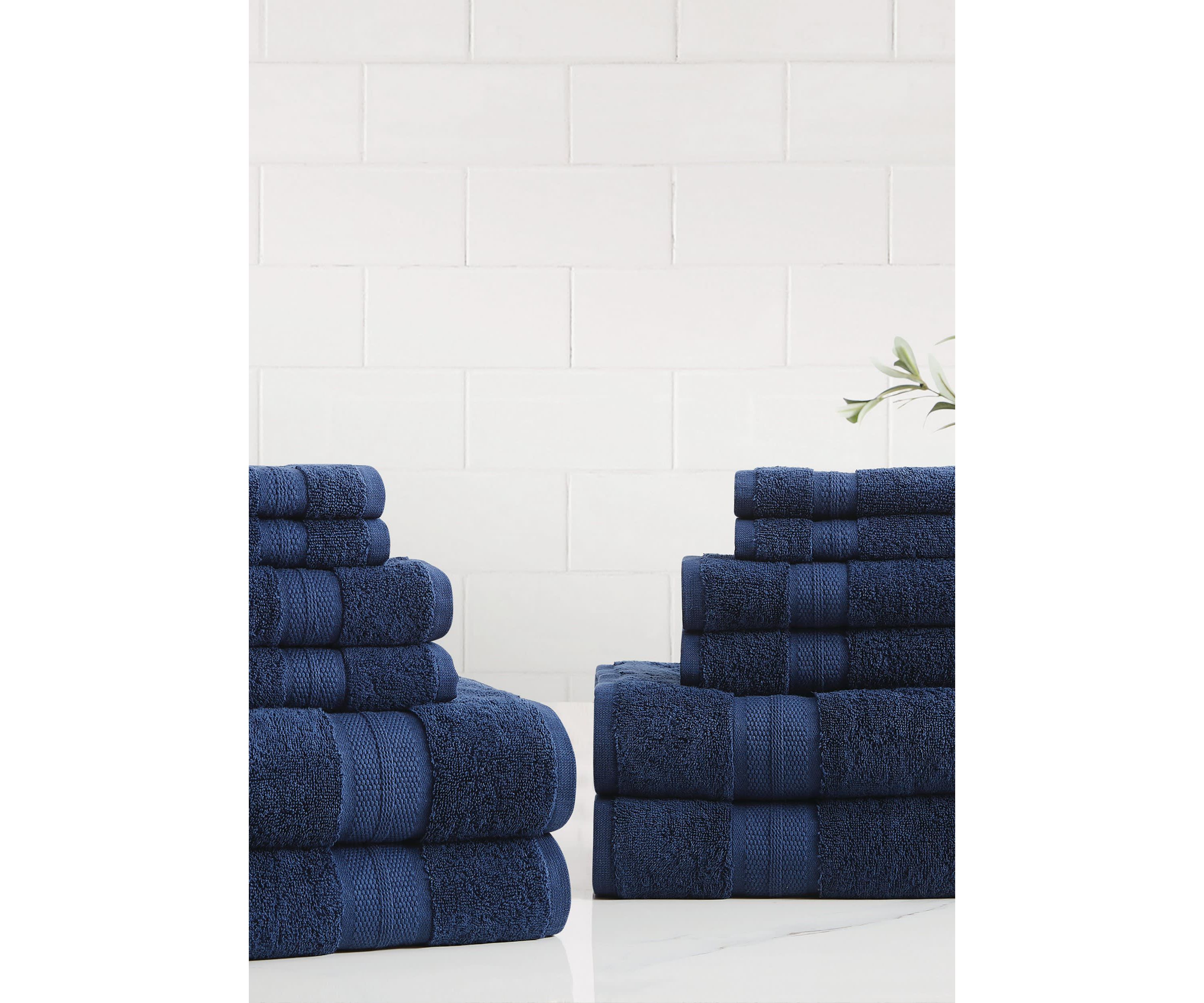 London Fog Signature Solid 12 Piece Towel Set