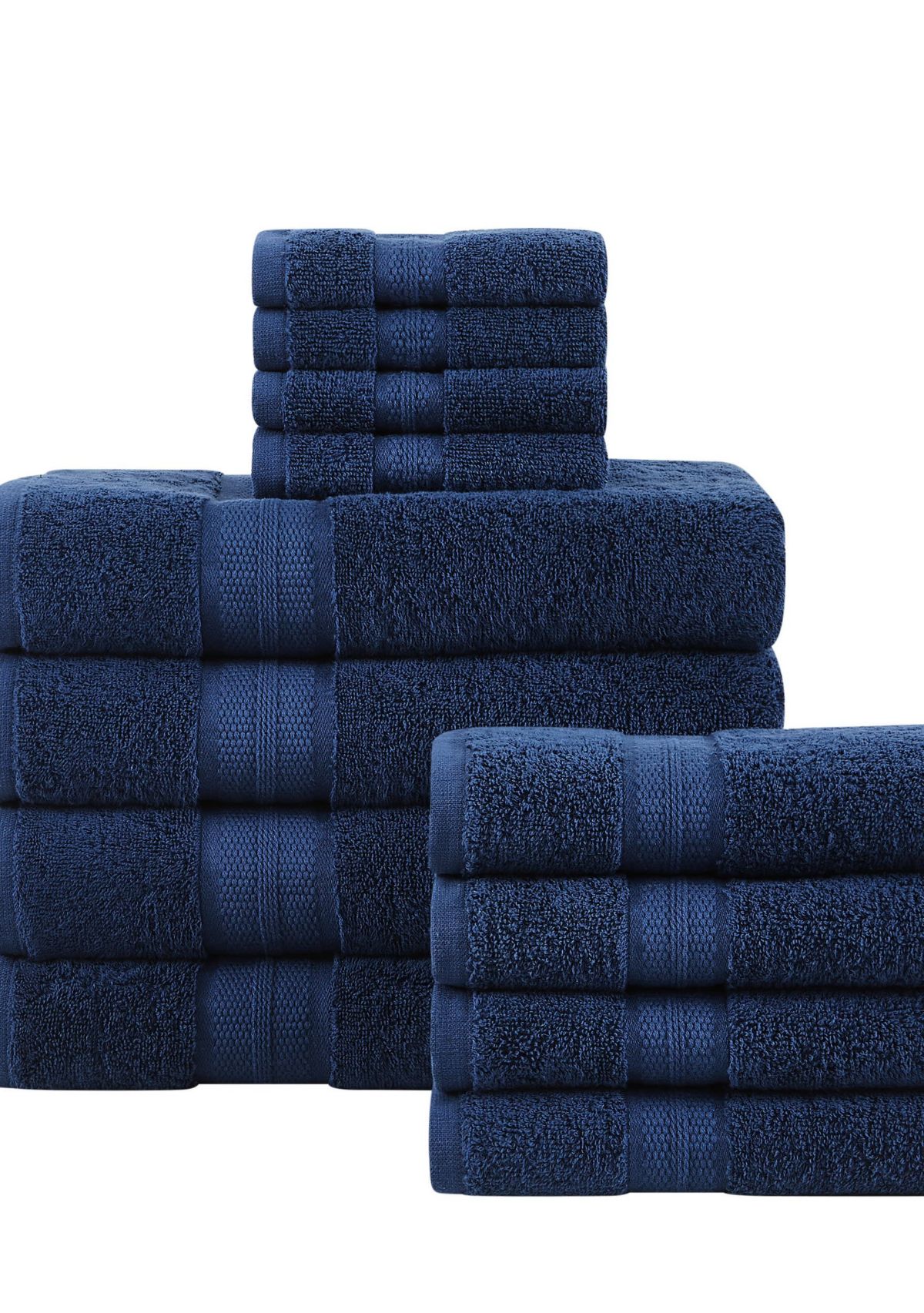 London Fog Signature Solid 12 Piece Towel Set
