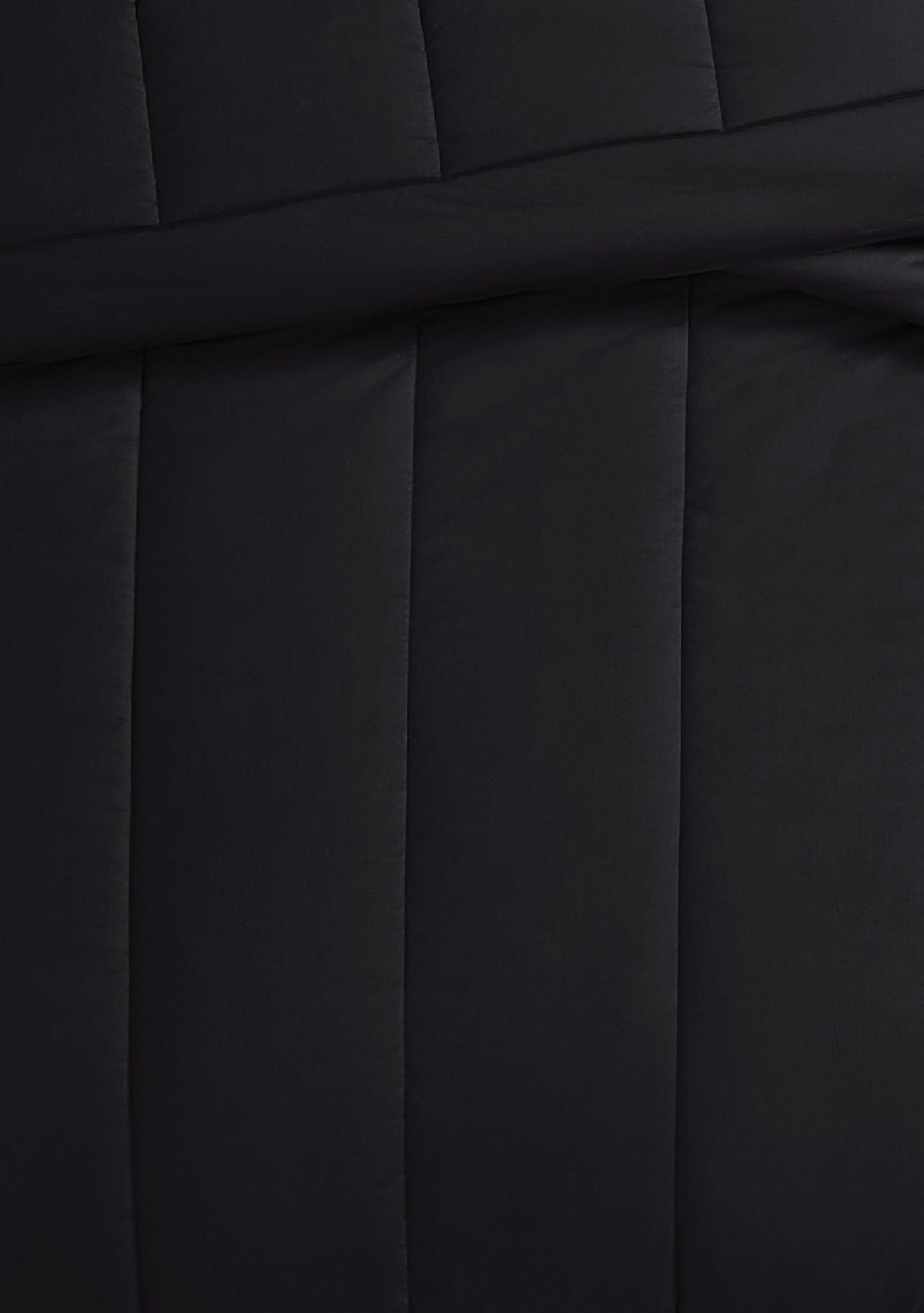 Brooklyn Loom Solid Cotton Percale Navy King 3 Piece Comforter Set