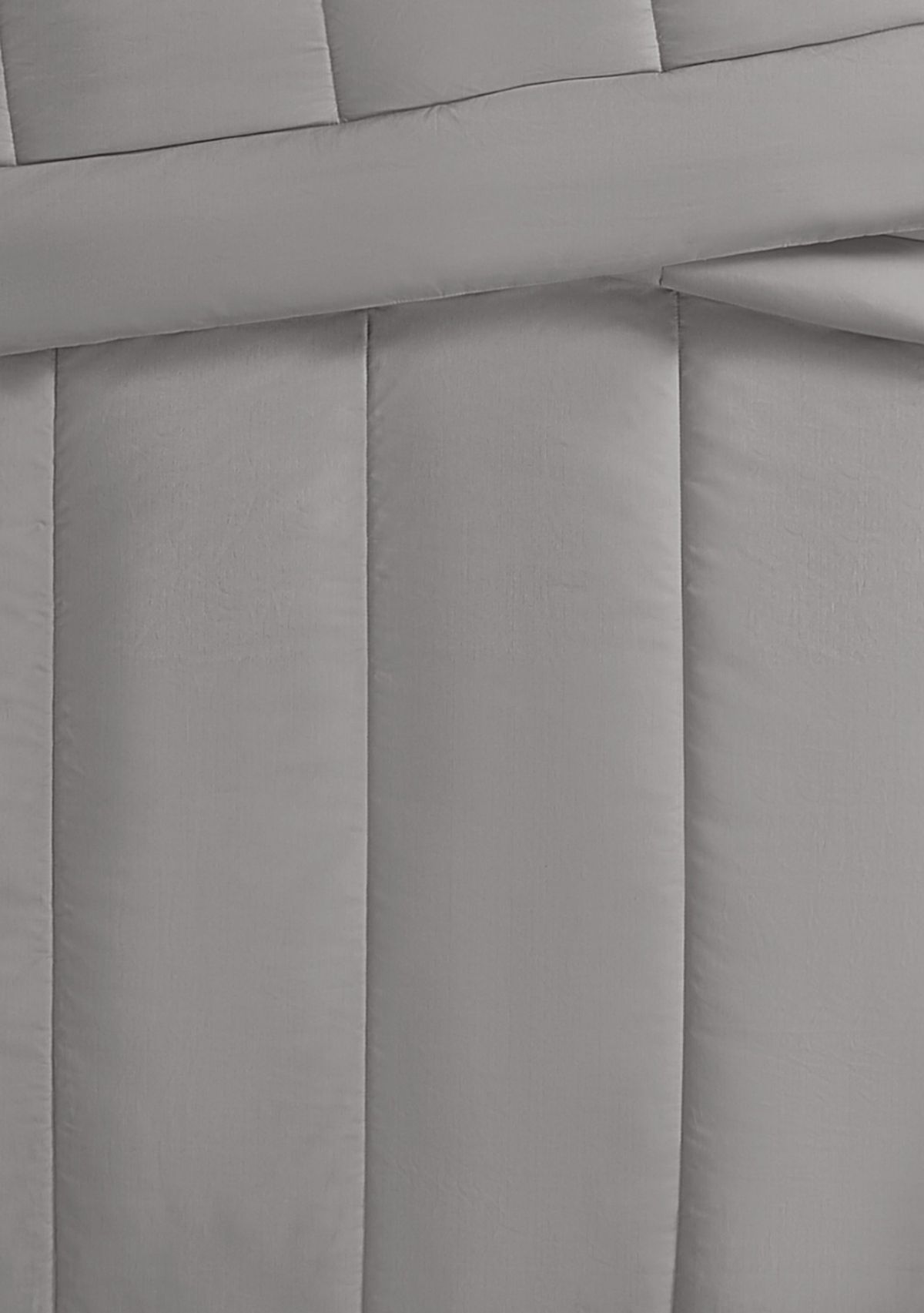 Brooklyn Loom Solid Cotton Percale Navy King 3 Piece Comforter Set