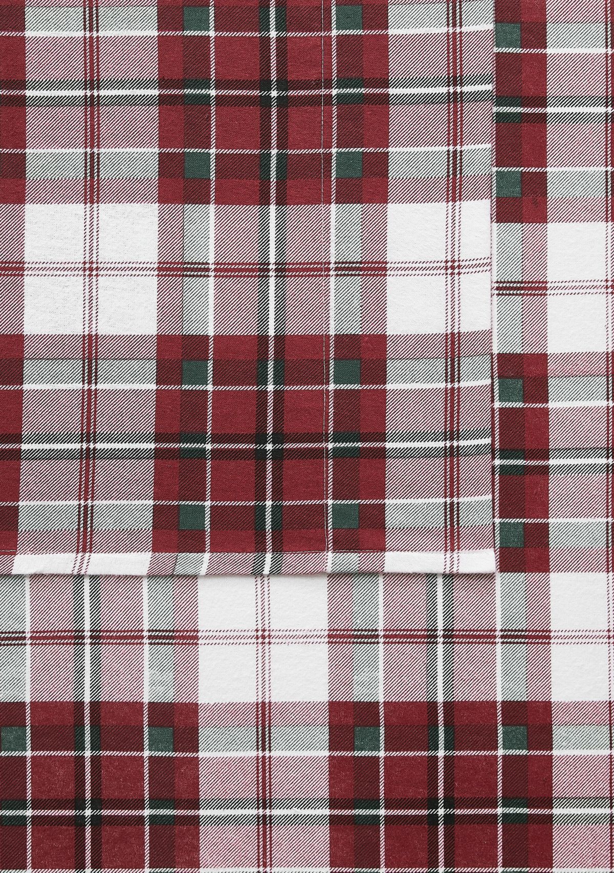 Truly Soft Holiday Plaid Twin Flannel Sheet Set